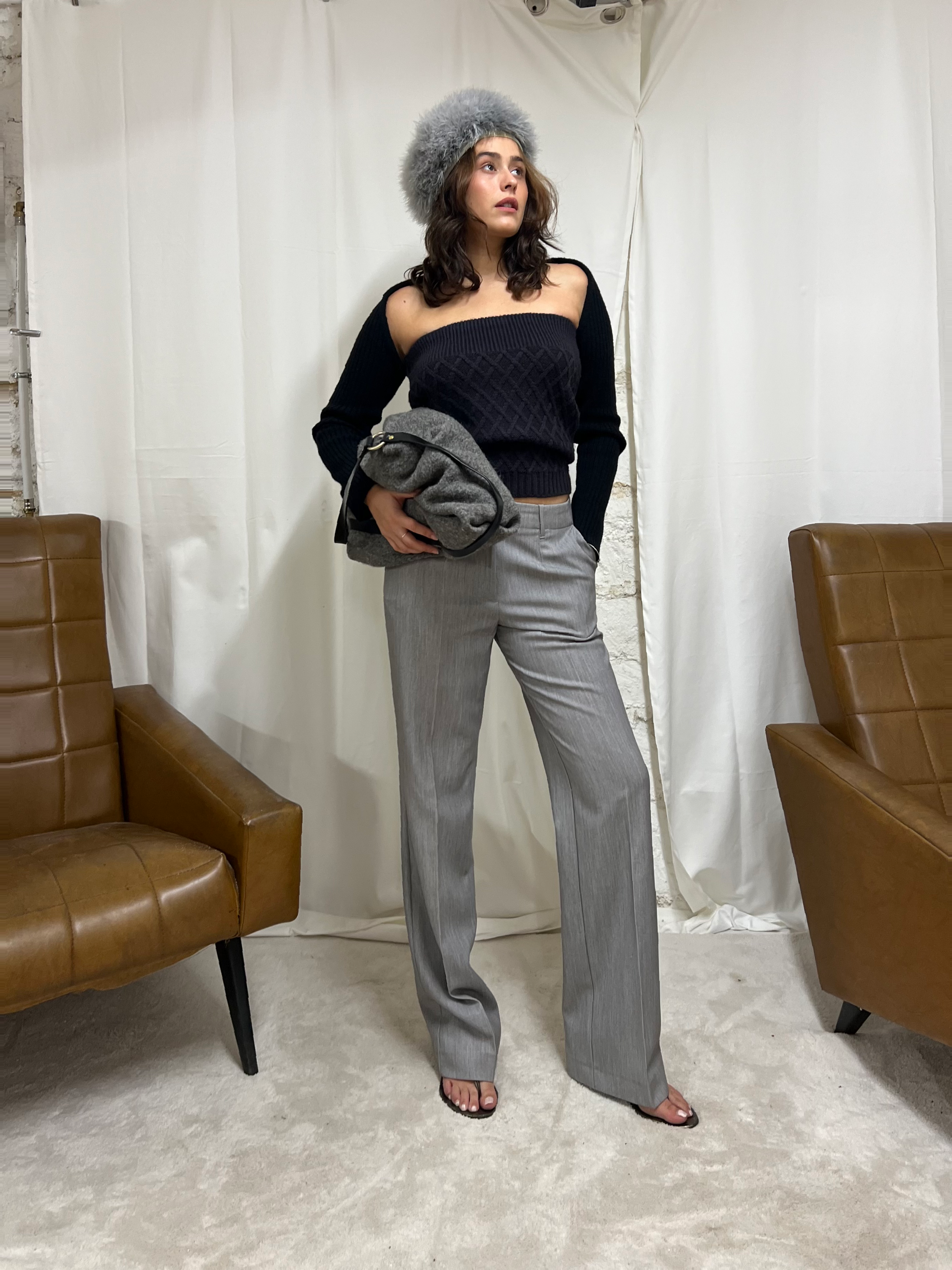 Tailored grey pants