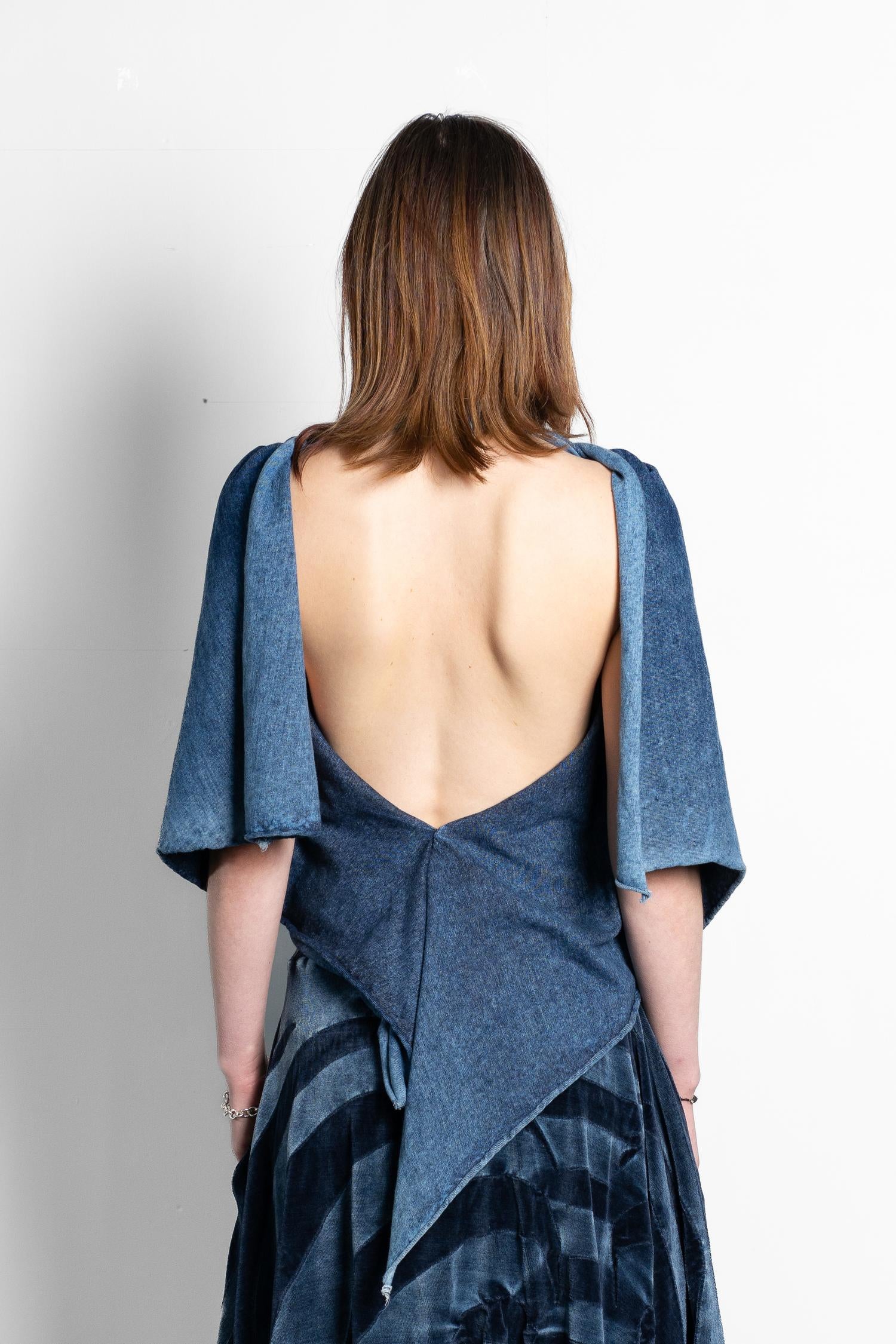 Backless t-shirt