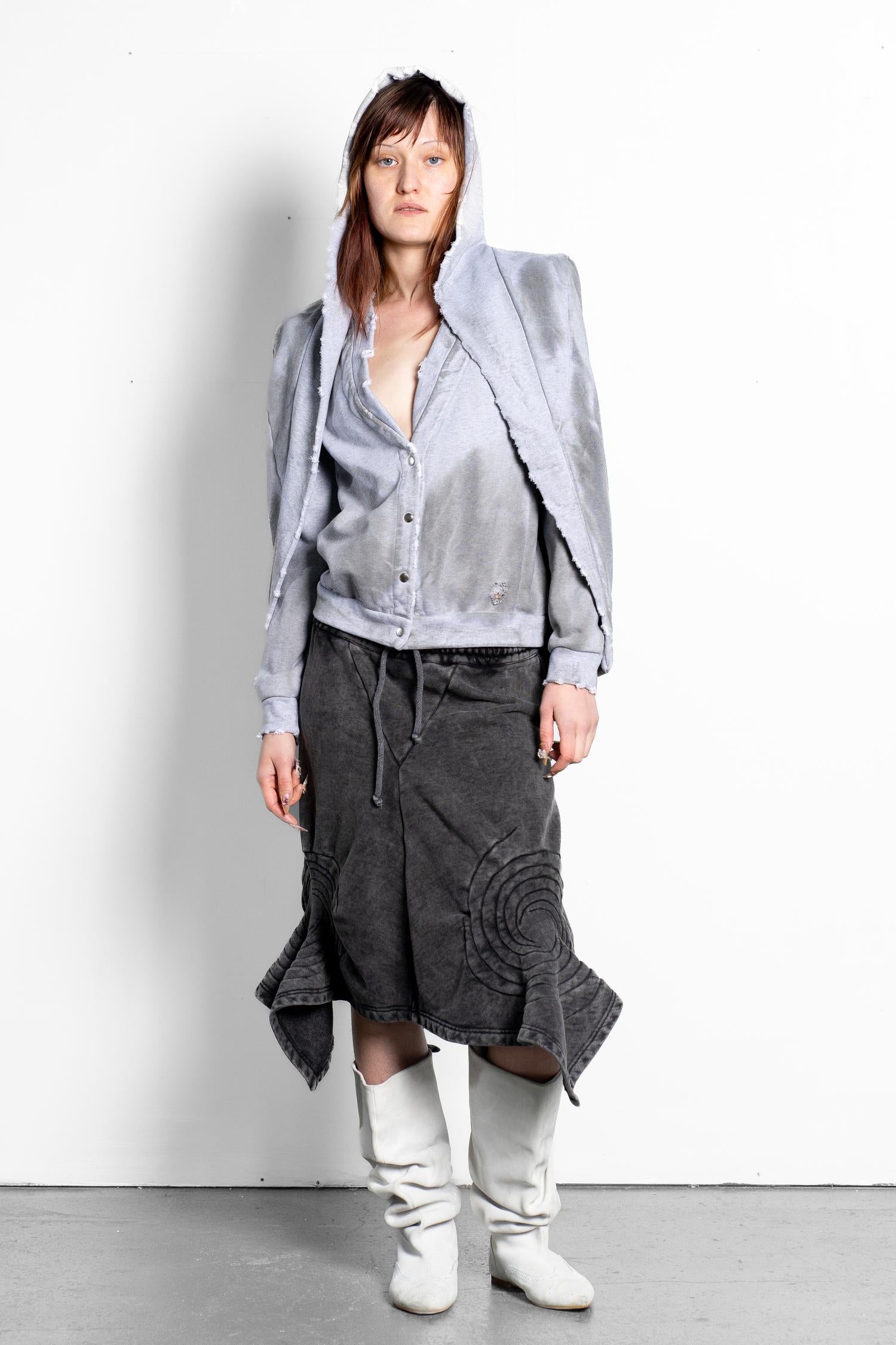 Tailored cape jacket
