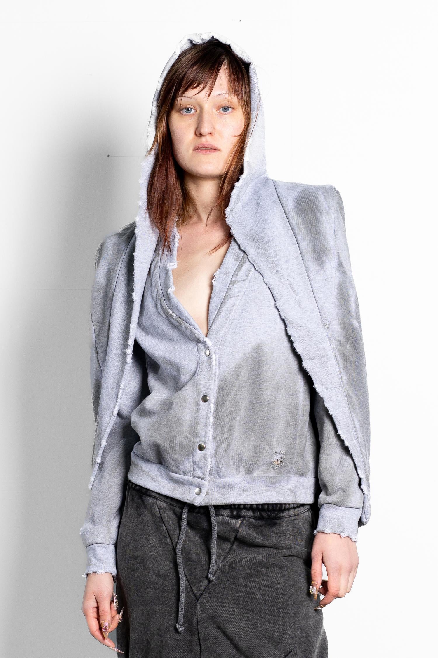 Tailored cape jacket