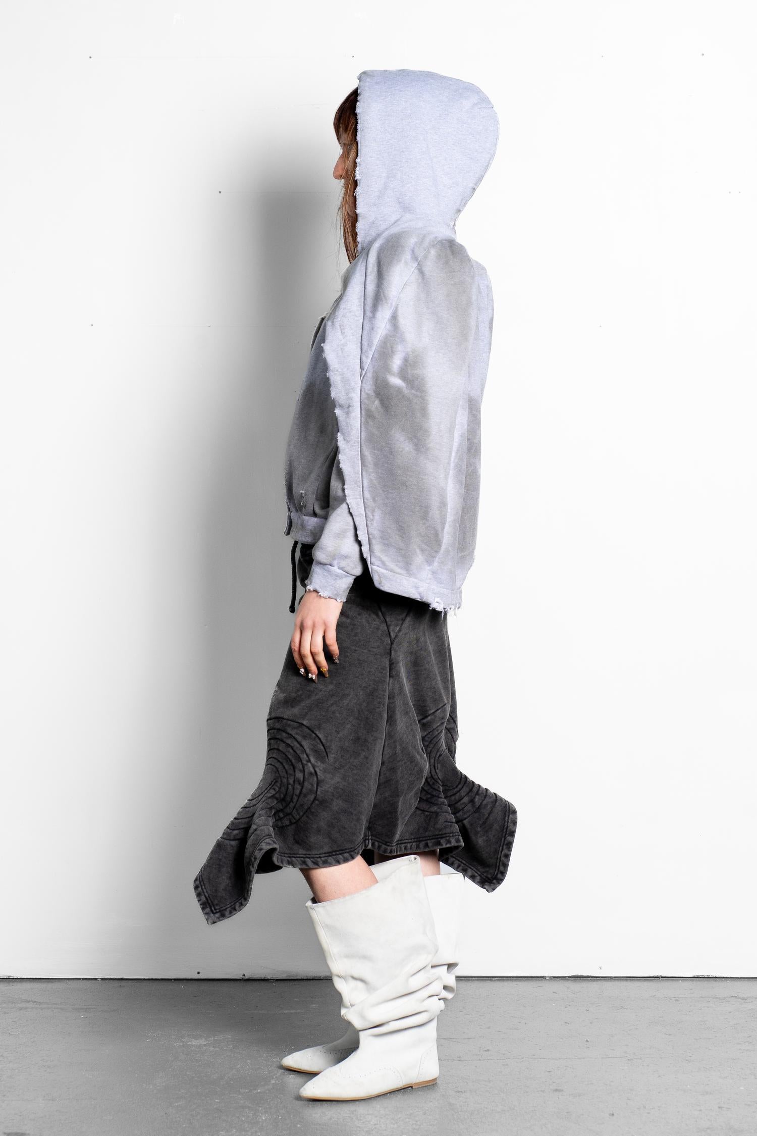 Tailored cape jacket
