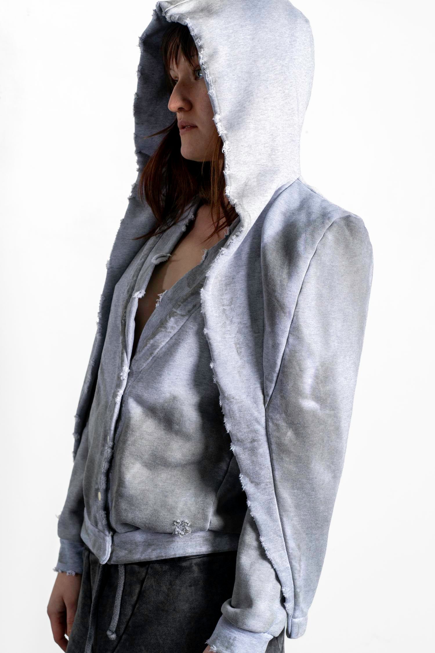 Tailored cape jacket