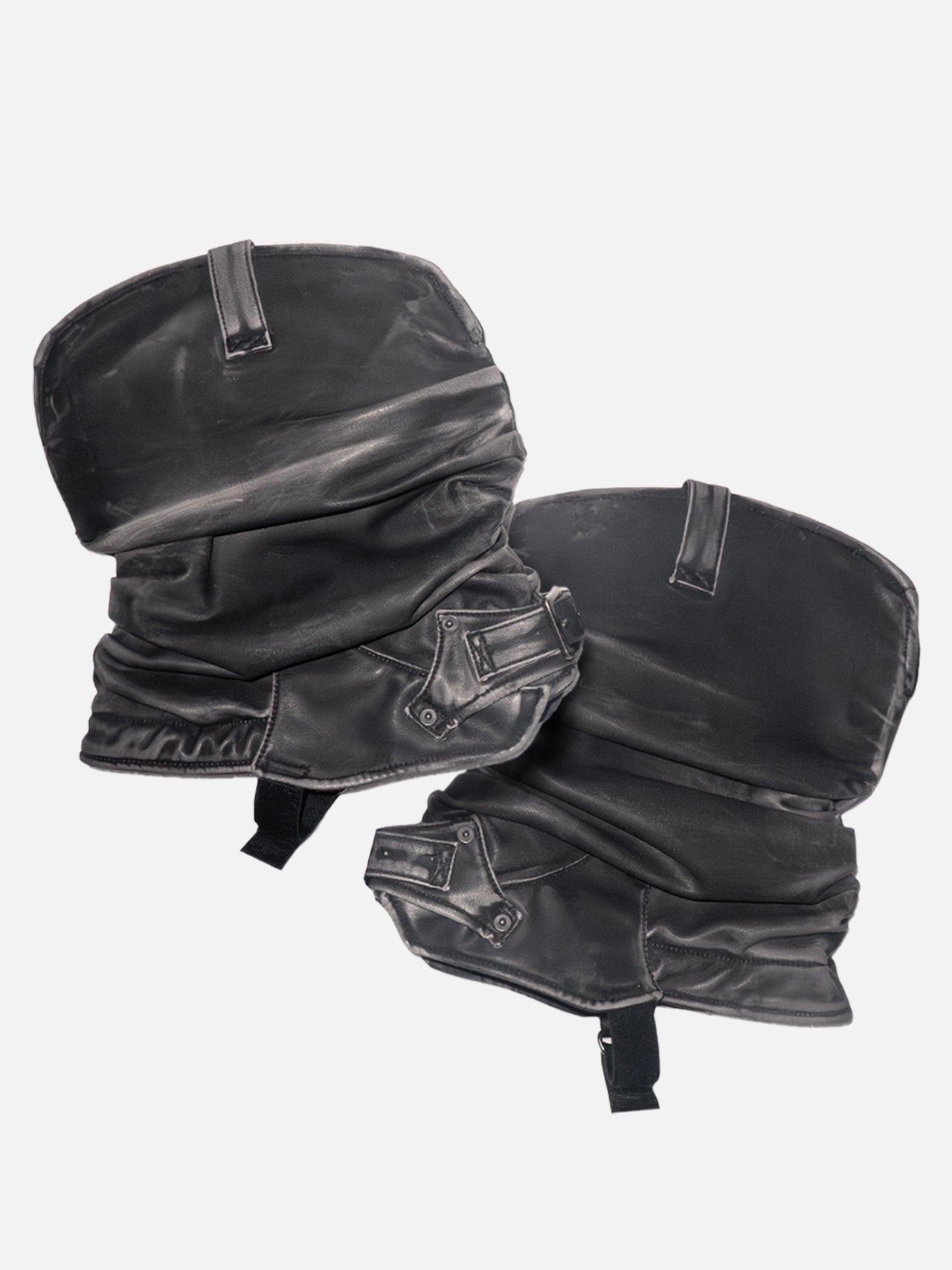 Swamp faux leather spatz