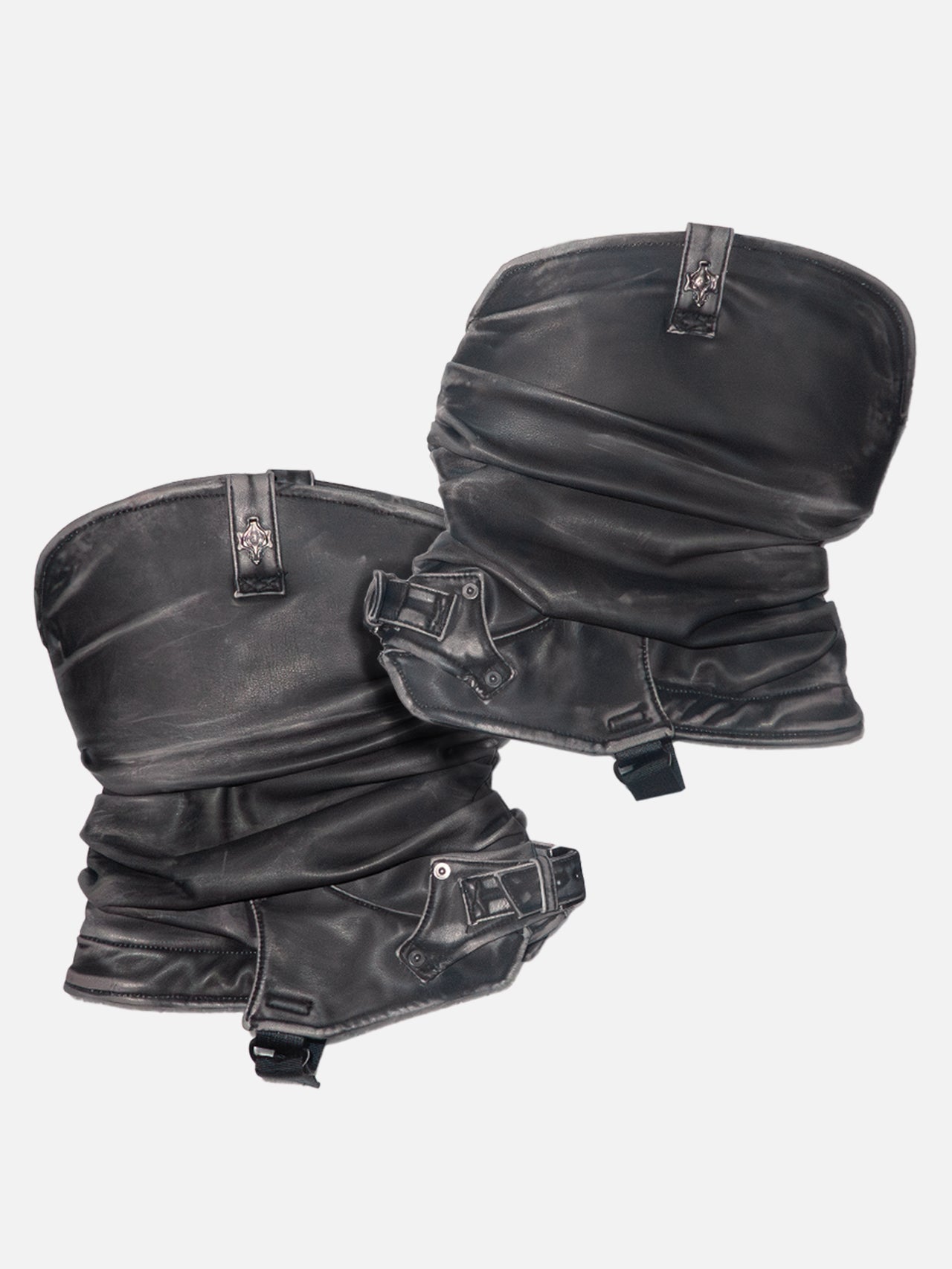 Swamp faux leather spatz