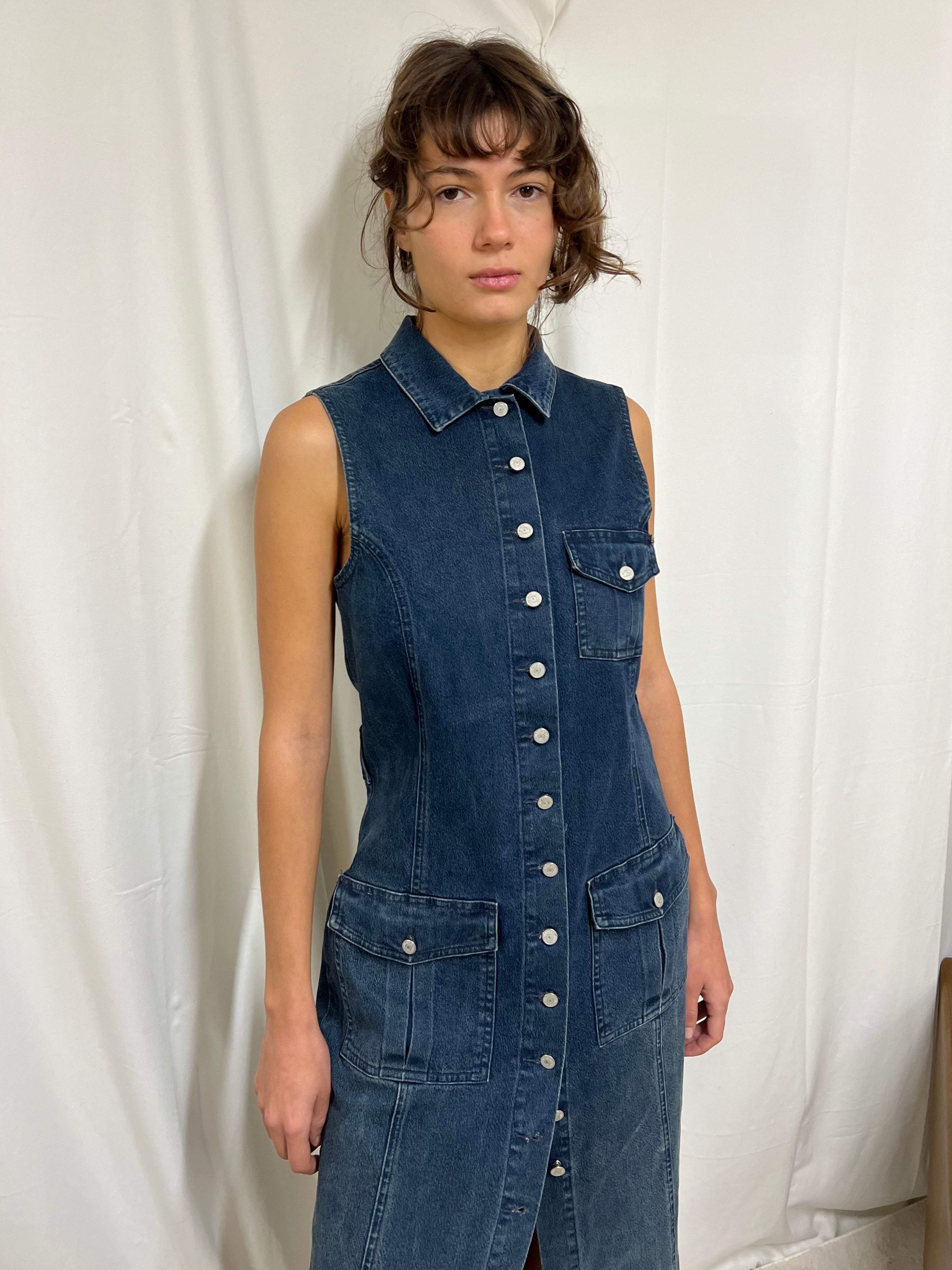 Denim dress