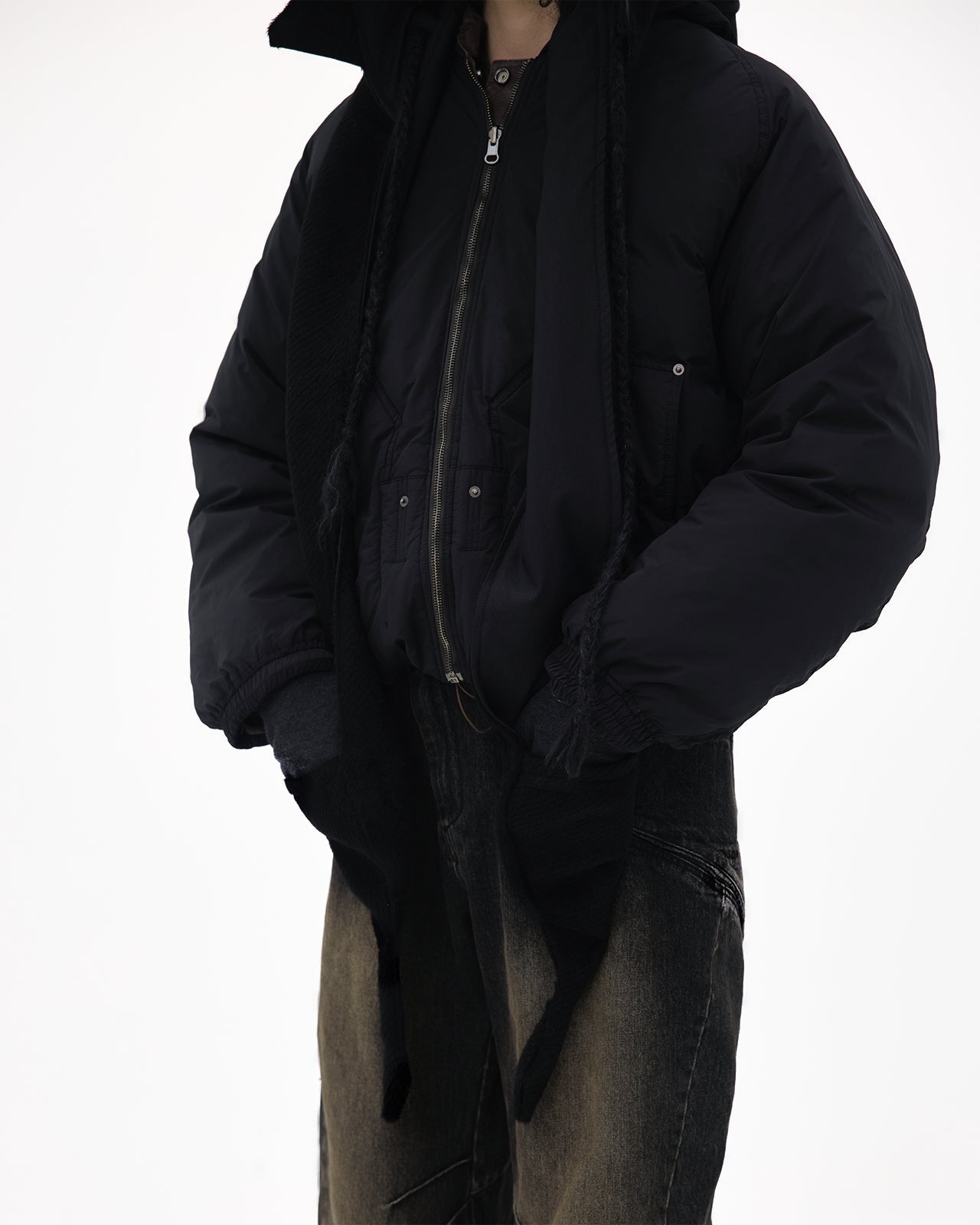 Reversible hooded muffler