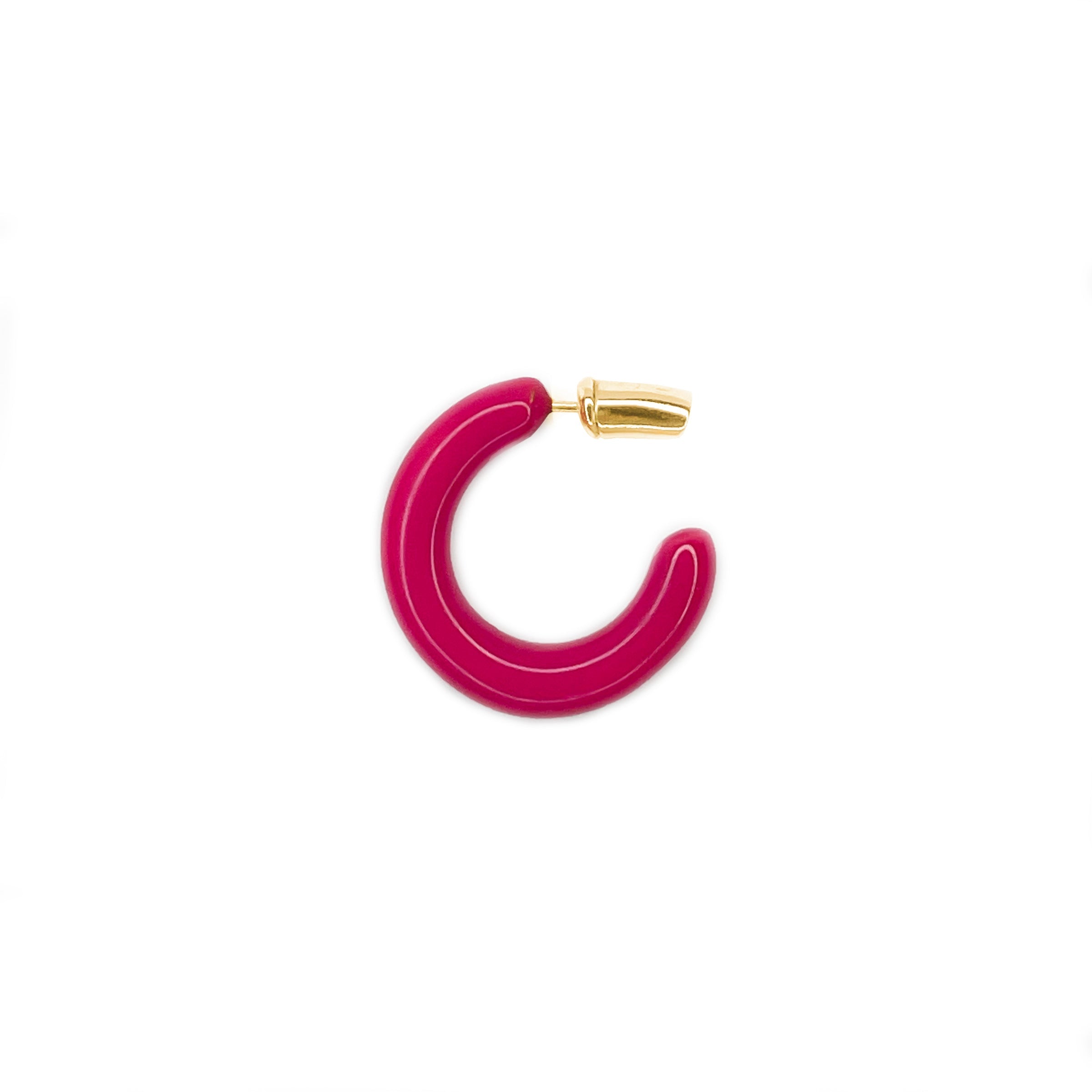 Au hoop color vermeil
