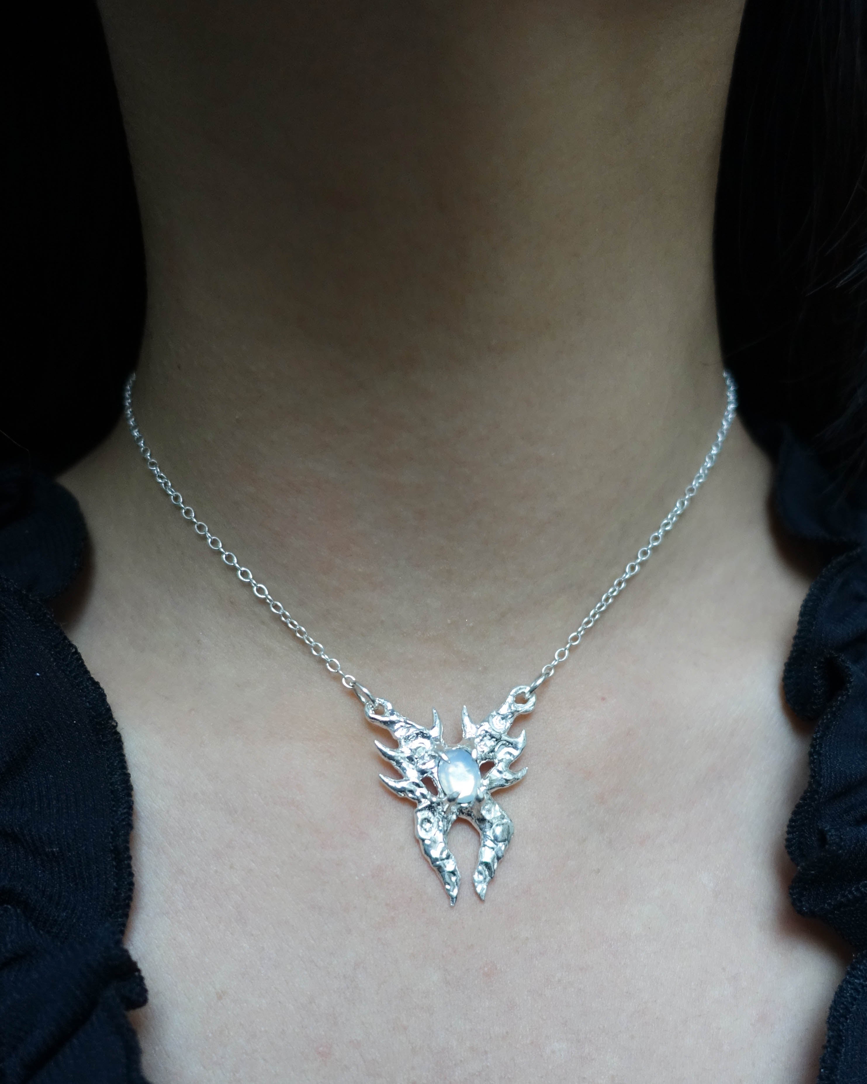 Freya butterfly pendant