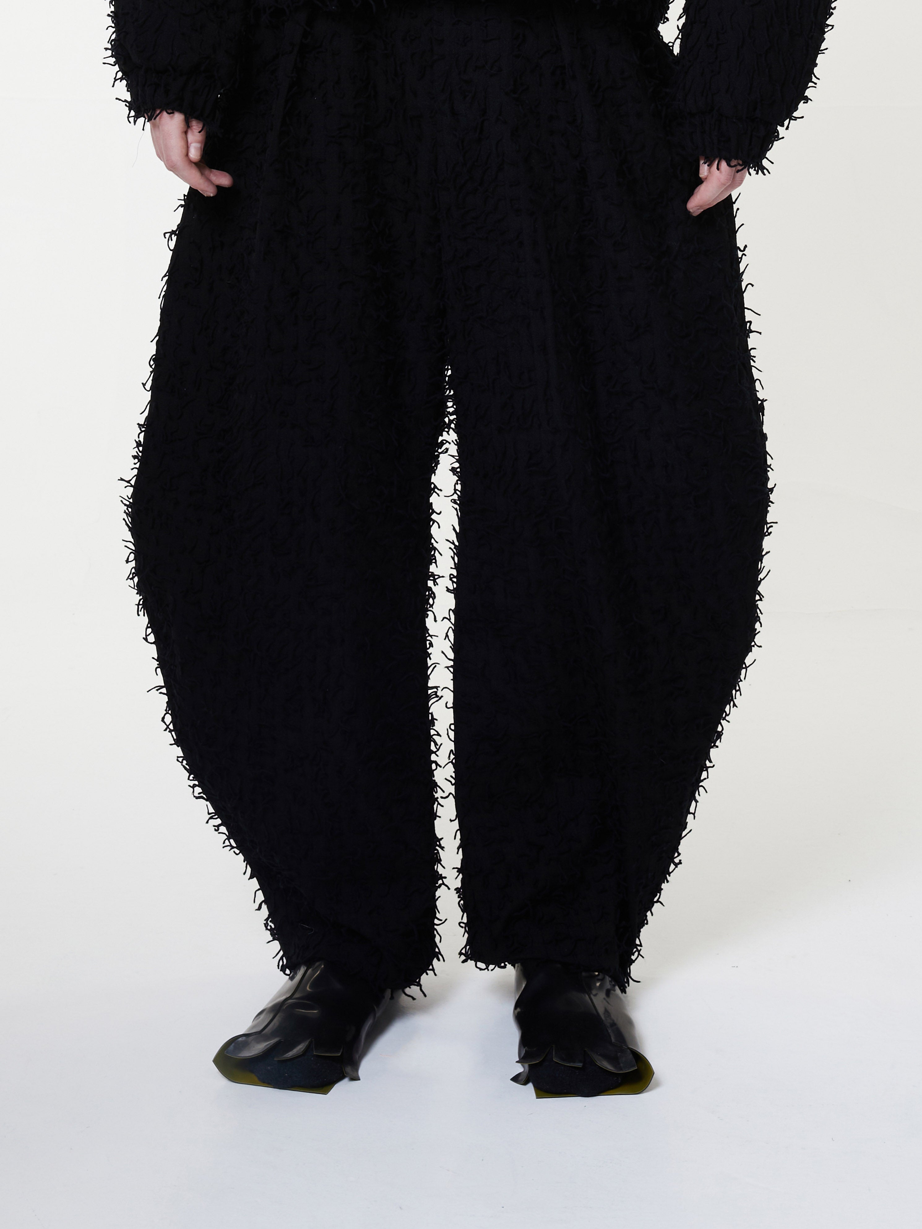 Black sprinkled trousers | limo fit