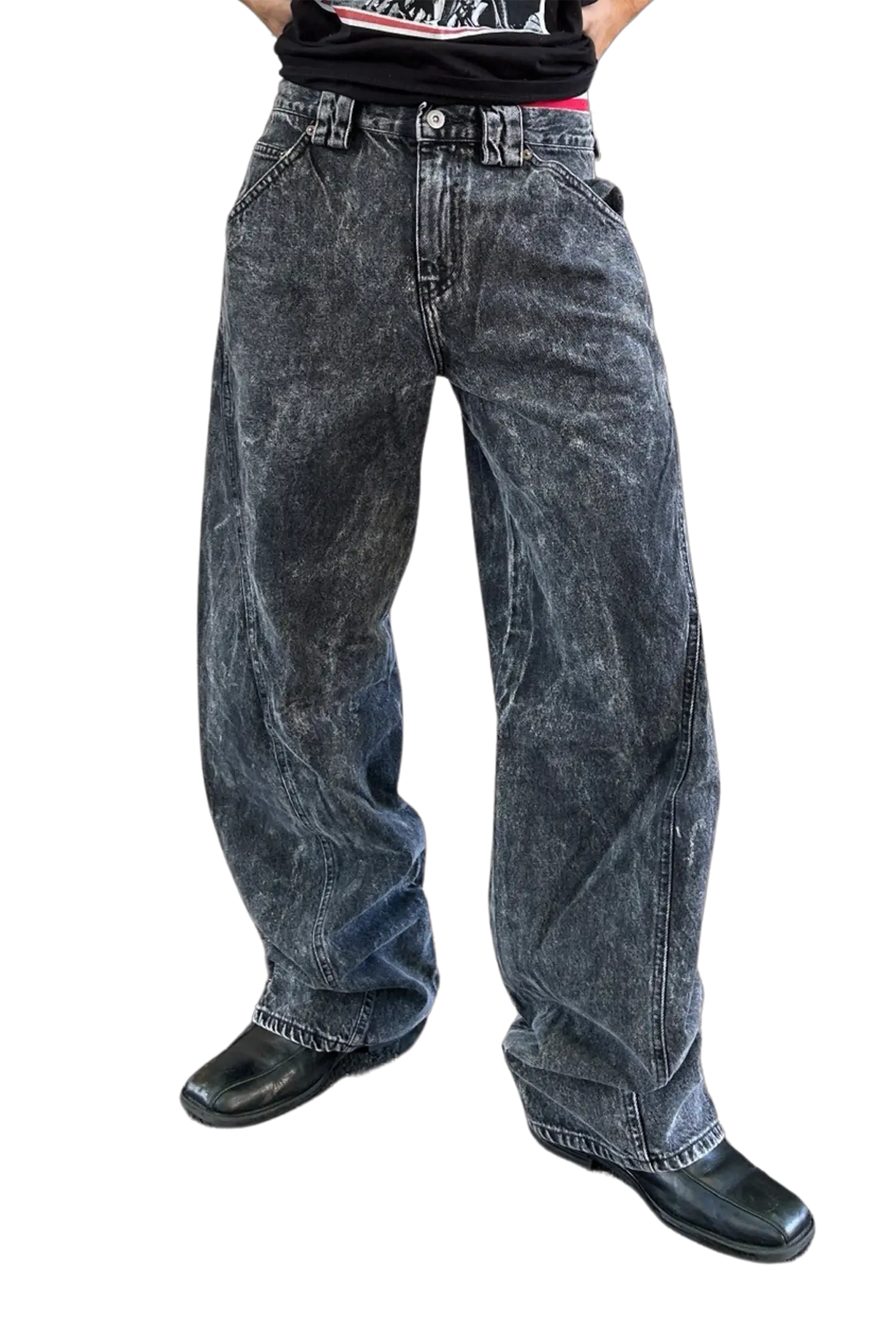 Gab cole x karlaidlaw iron gate jean acid