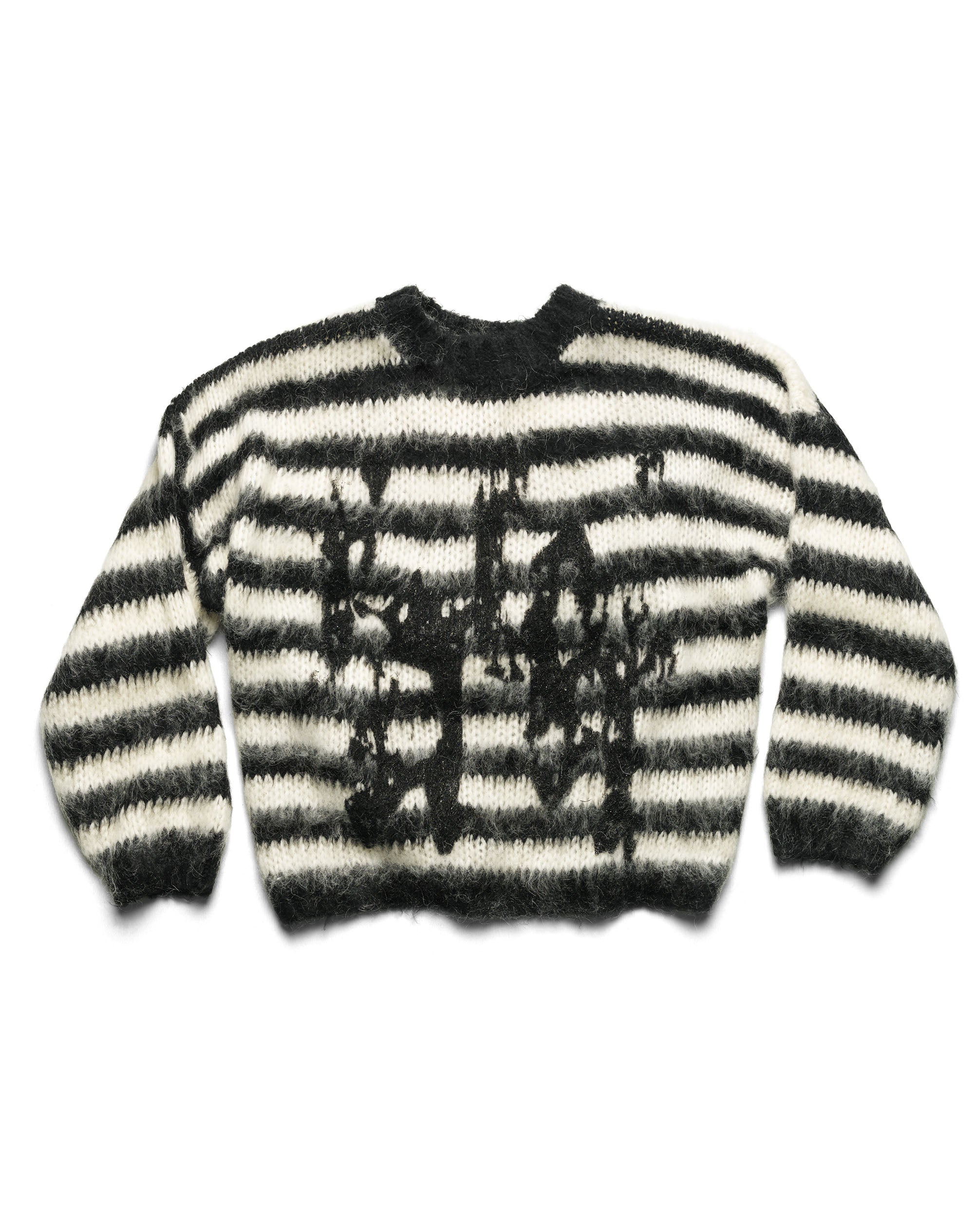 Mohair stripe sweater