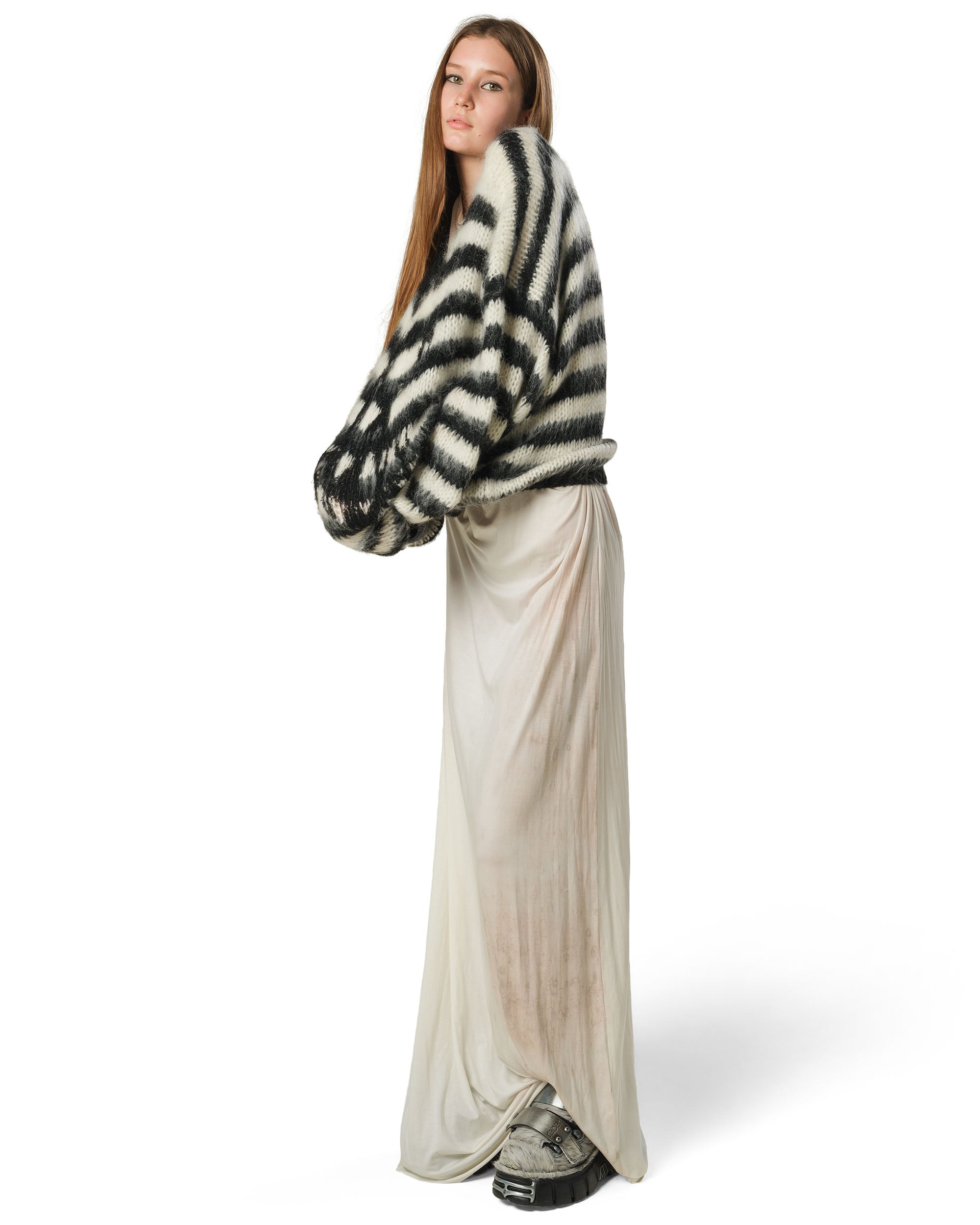 Mohair stripe sweater