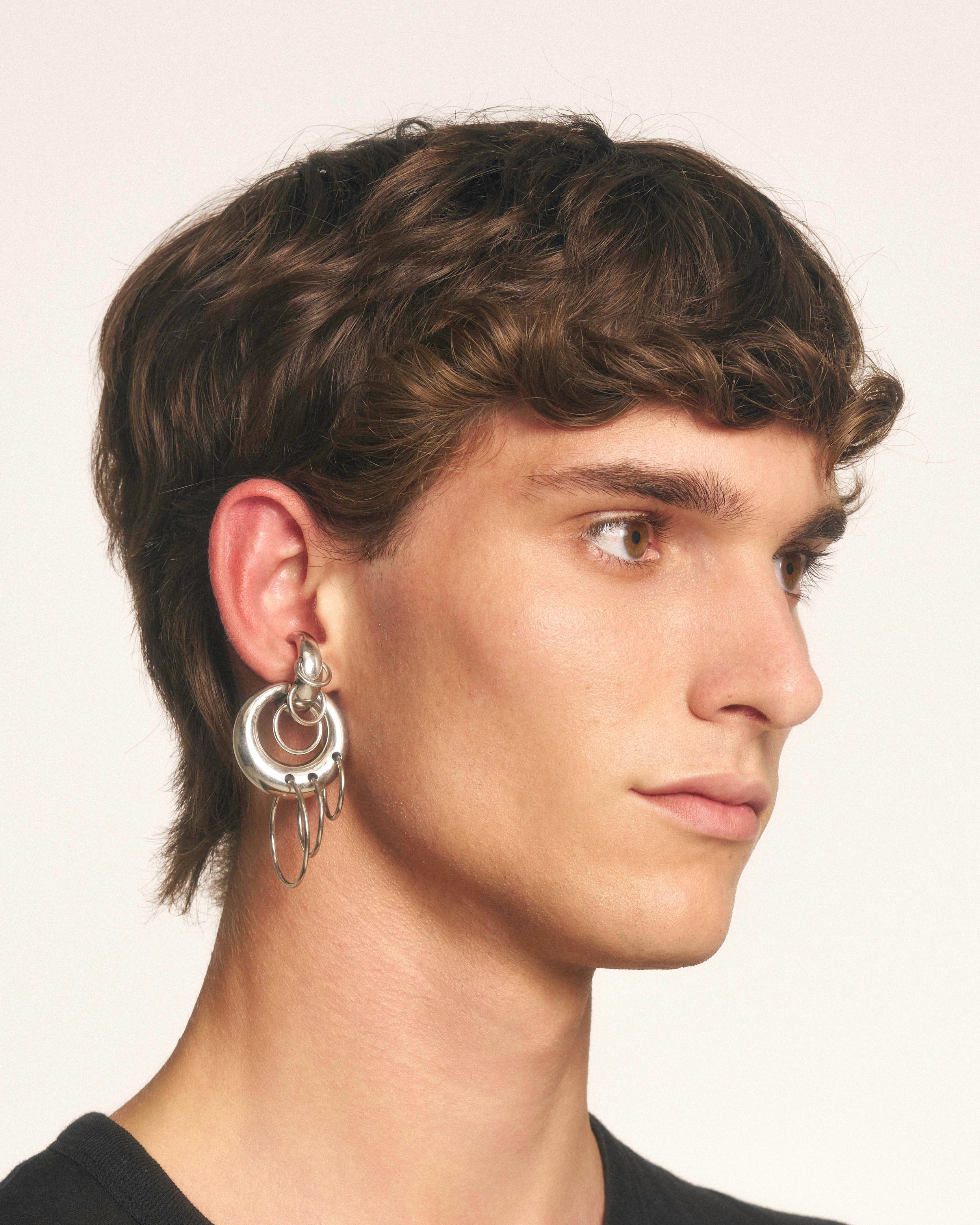 Pierced circle cuffs