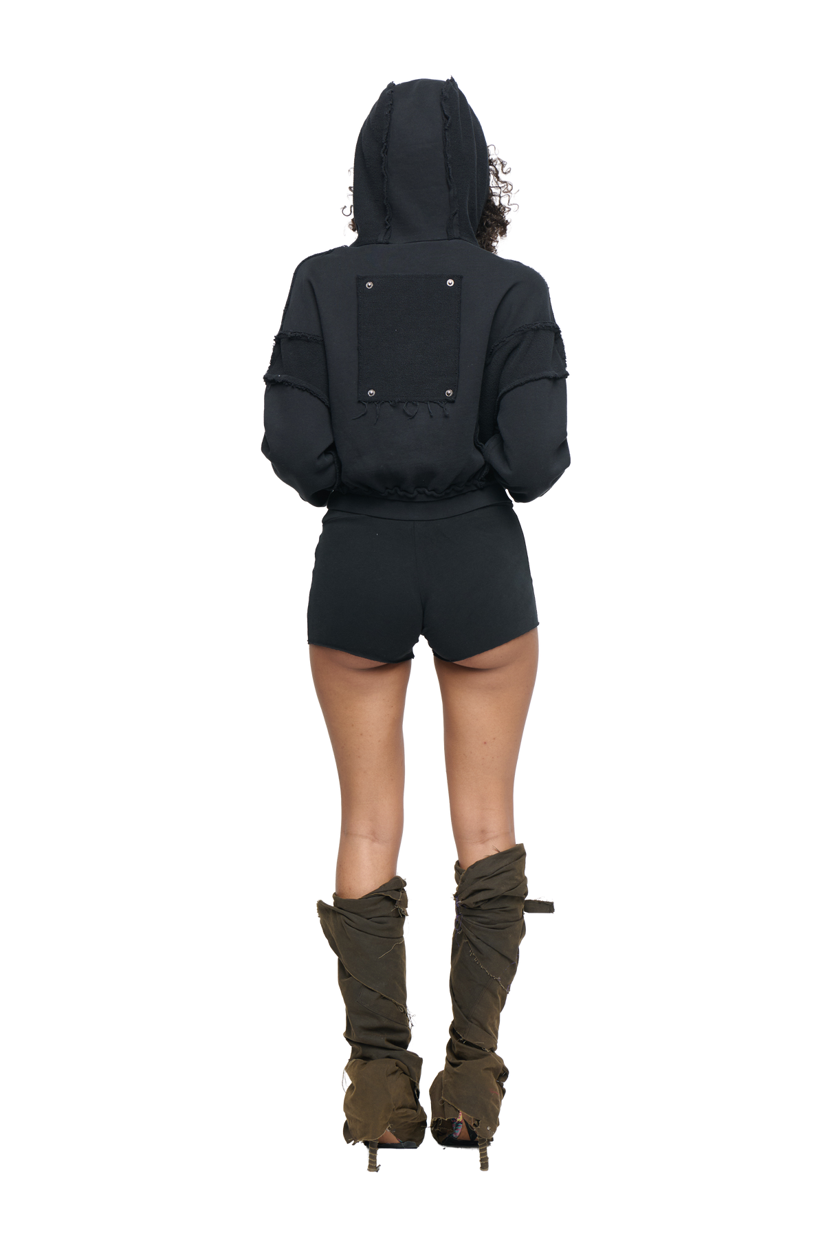 Ava micro short - black
