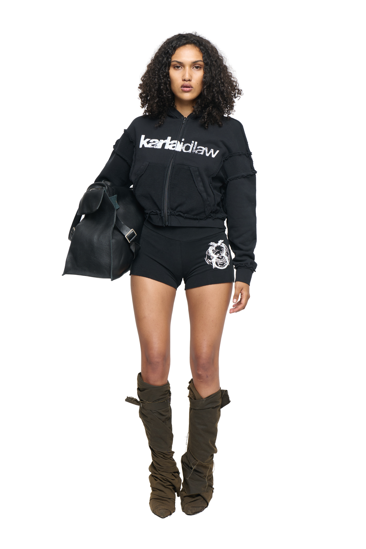 Ava micro short - black