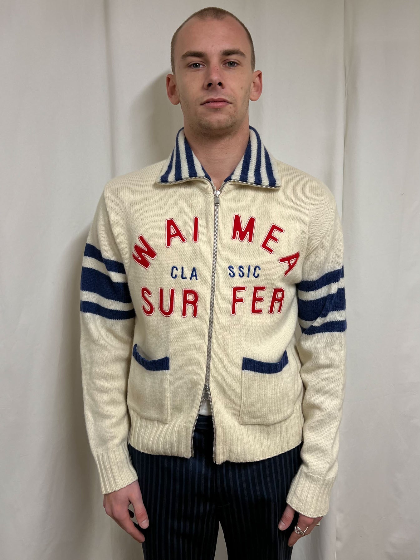 Varsity cardigan