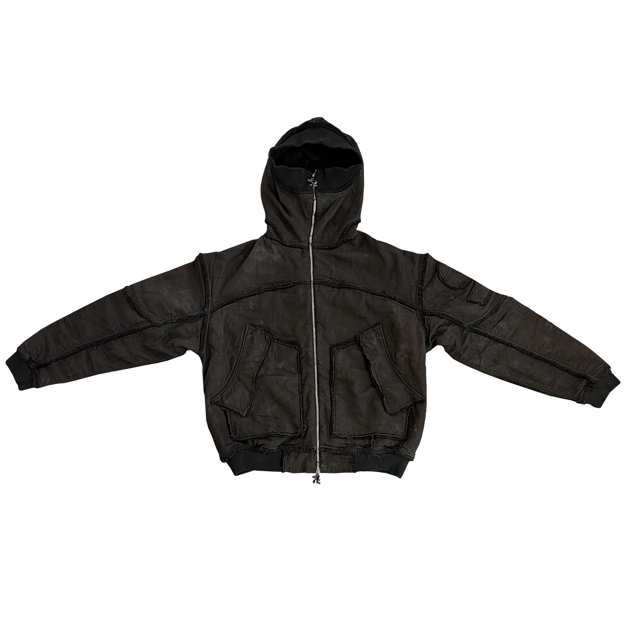 Mourning army hoodie - black
