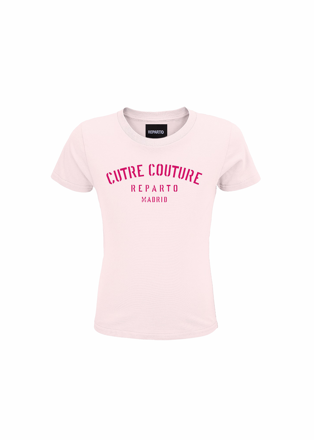 Baby tee 'cutre couture' rosa
