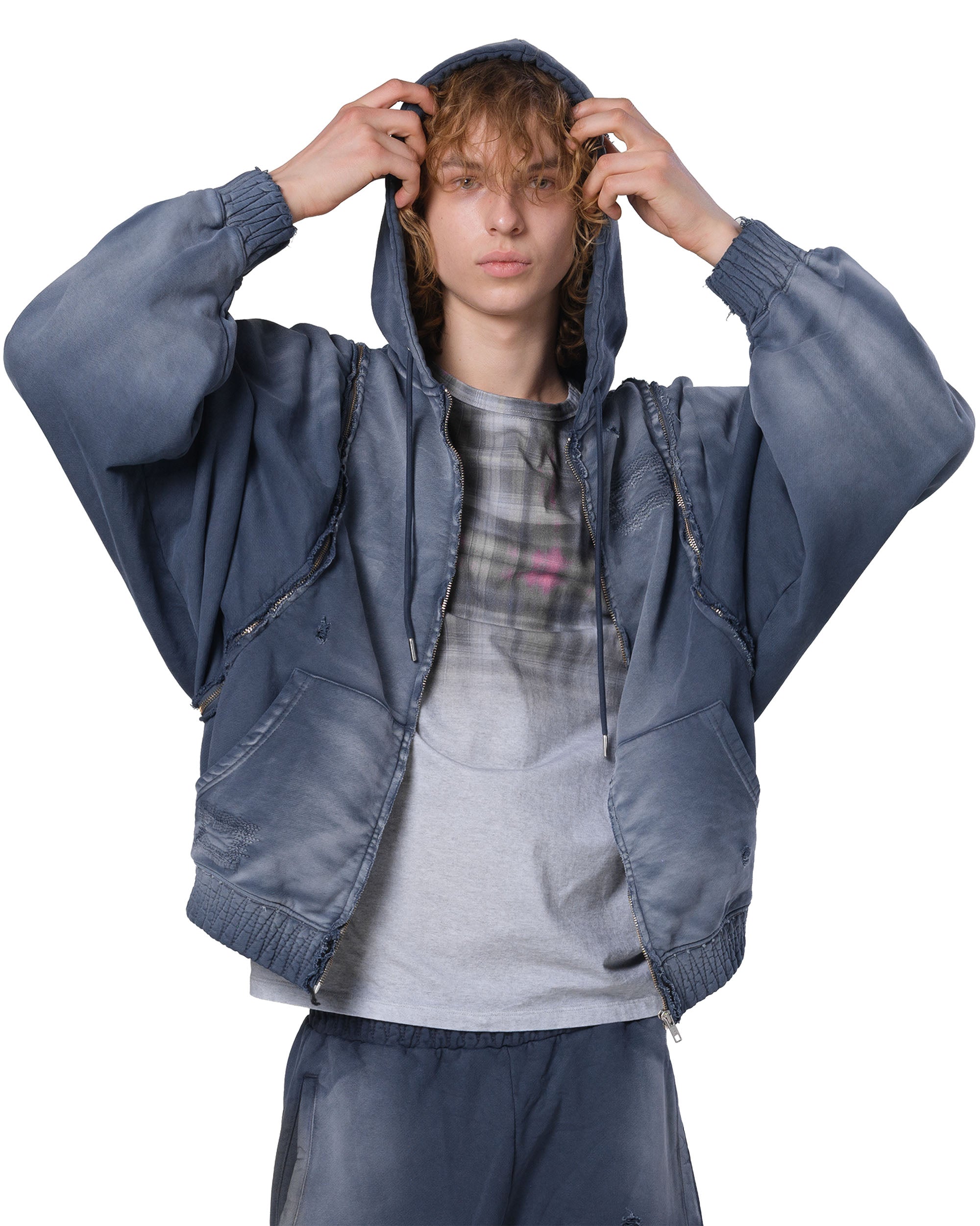 Bat-wing transformer hoodie