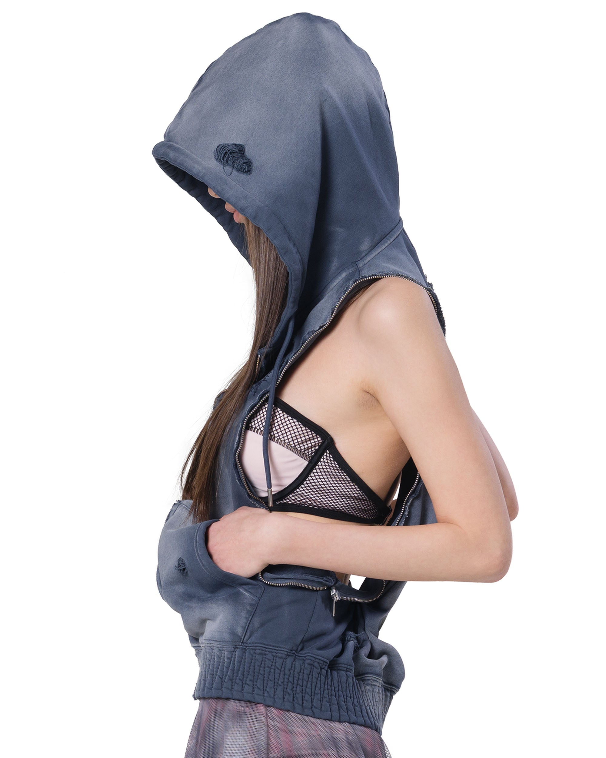 Bat-wing transformer hoodie