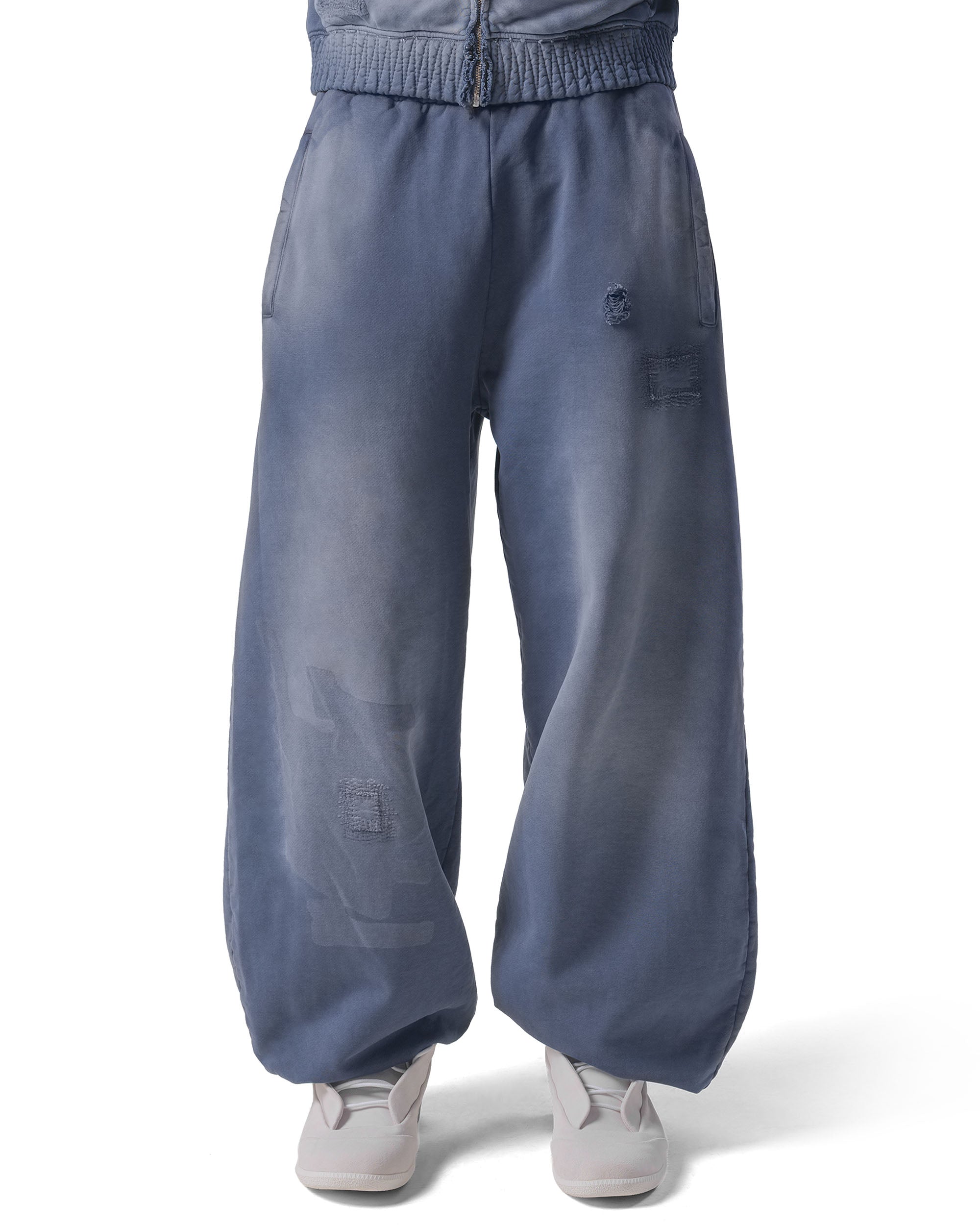 Bat-wing sweatpants