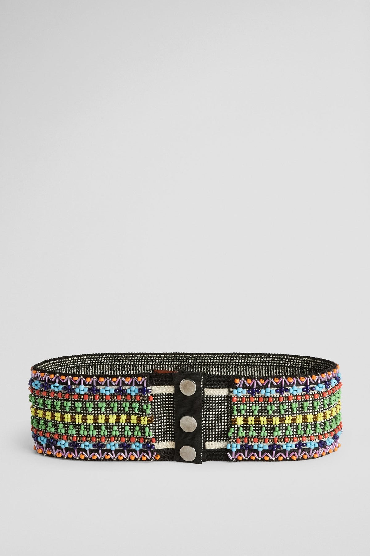 Elastic beaded belt - missoni