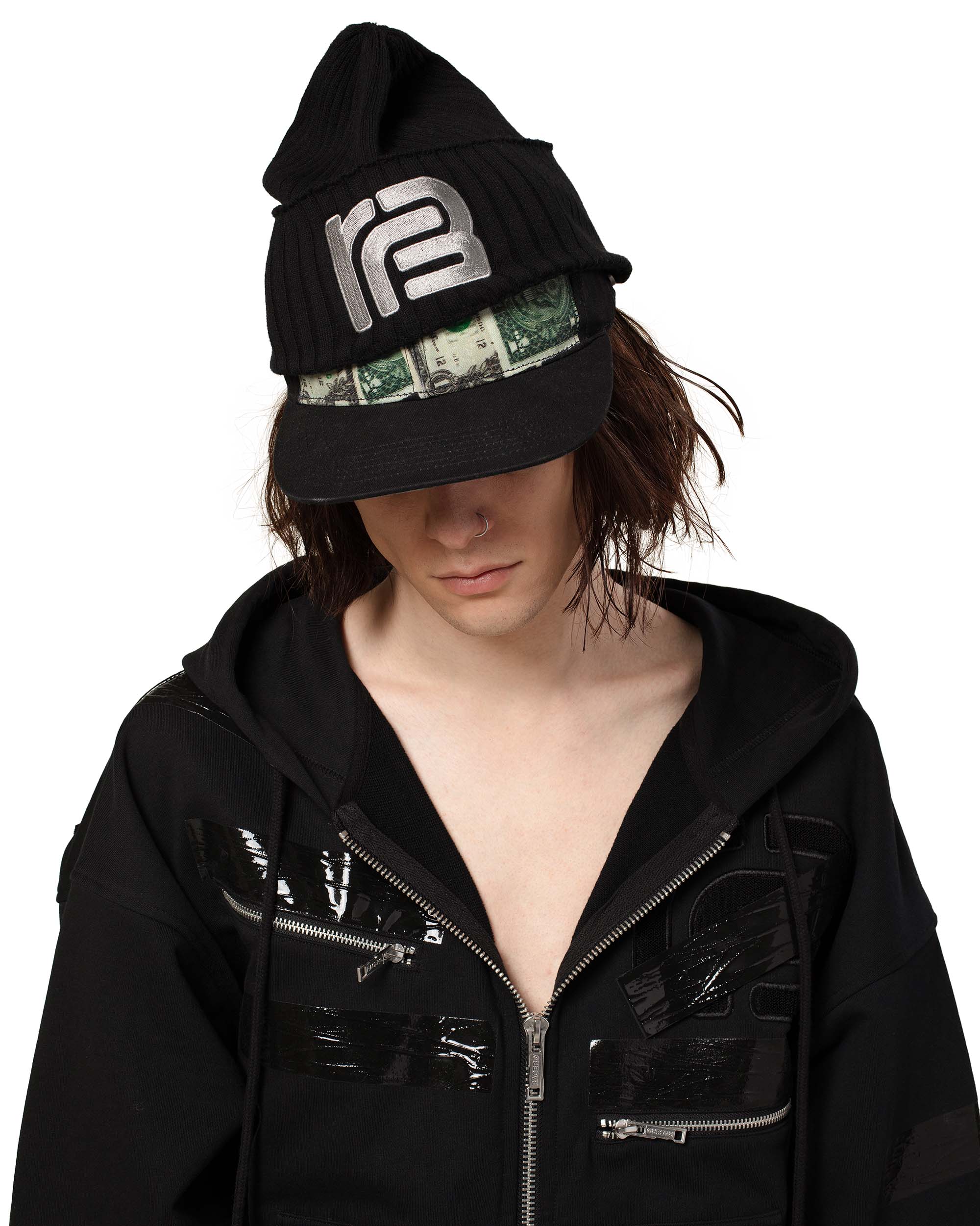 Racer x barragán stacked beanie cap