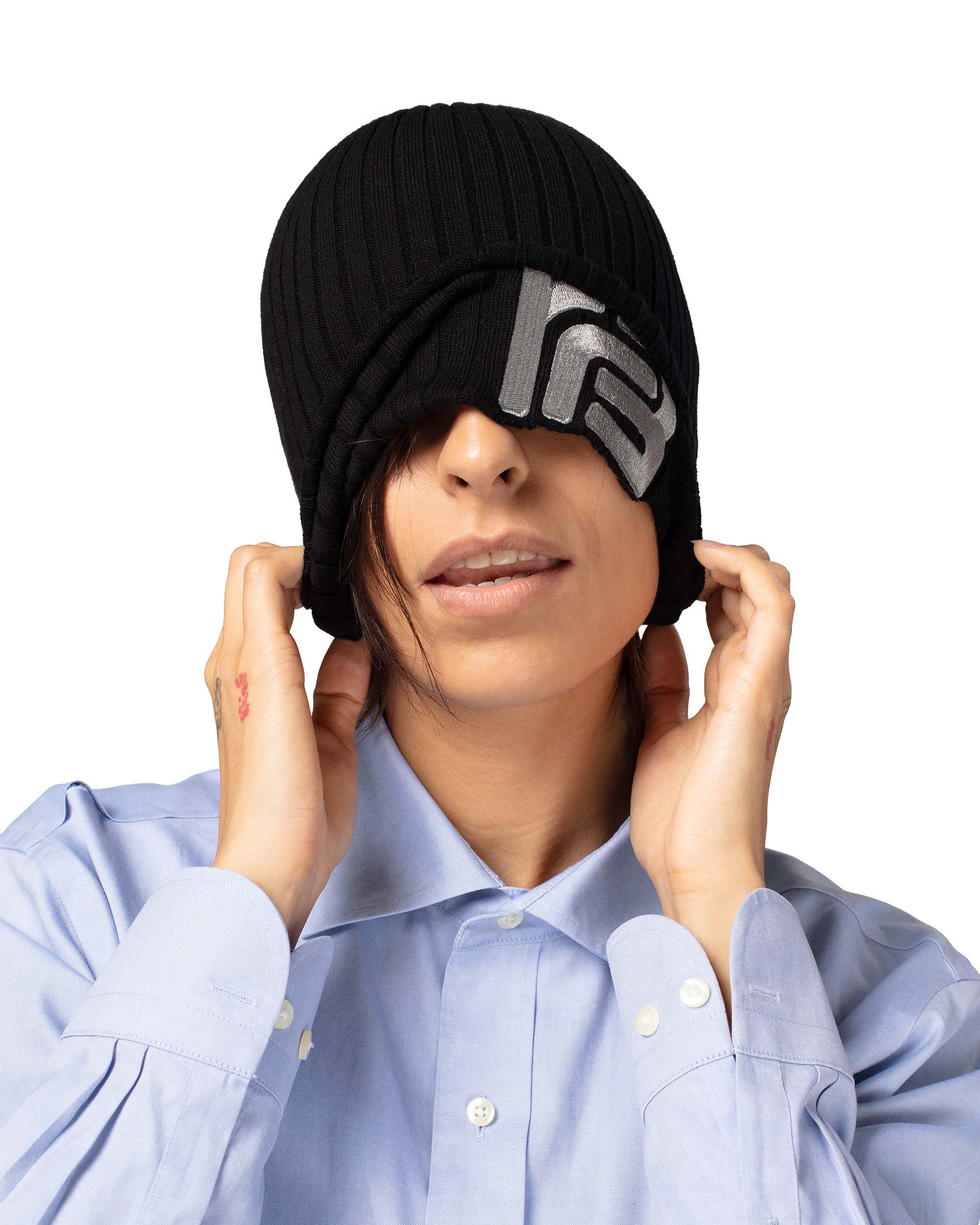 Racer x barragán stacked beanie cap