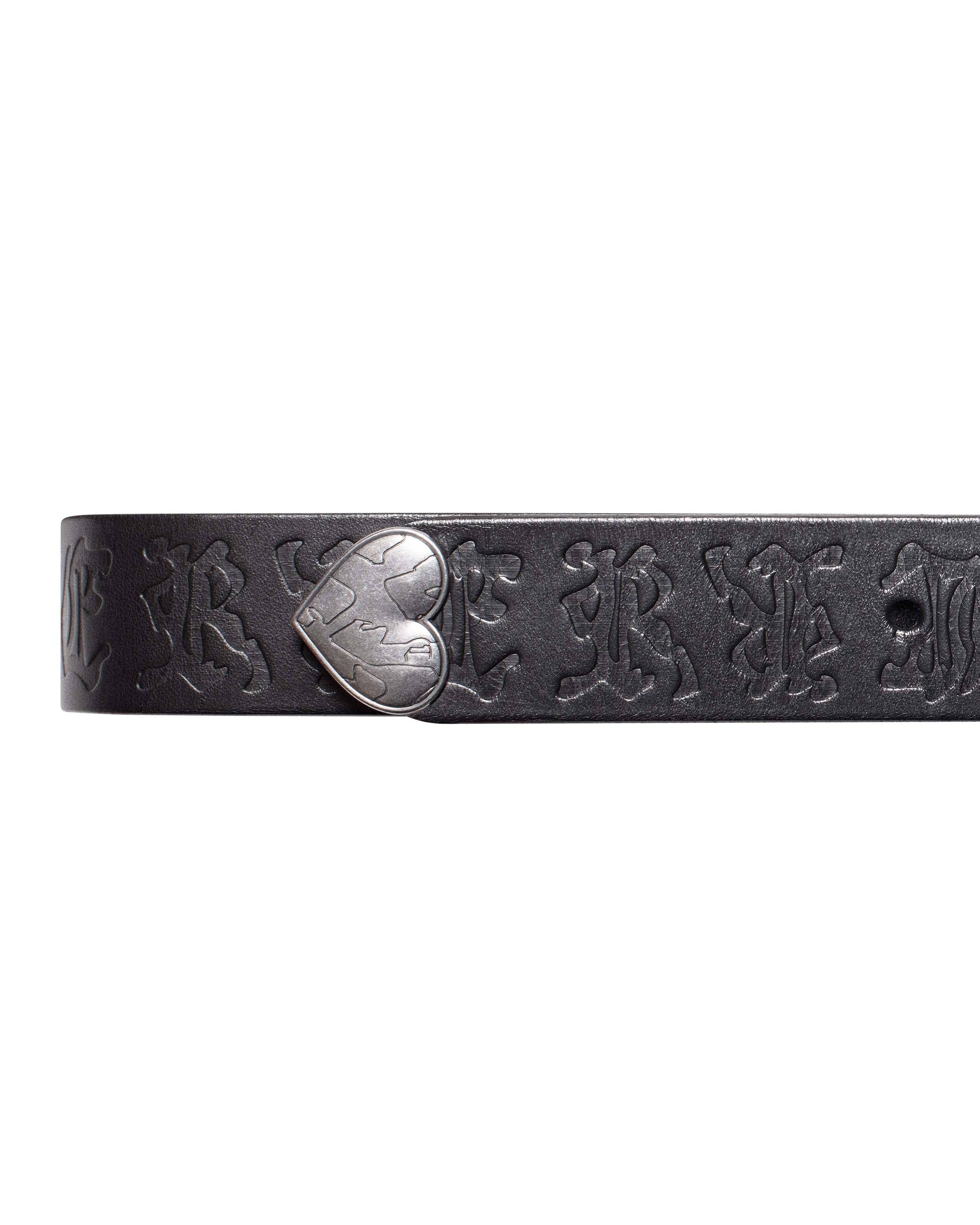 Leather belt