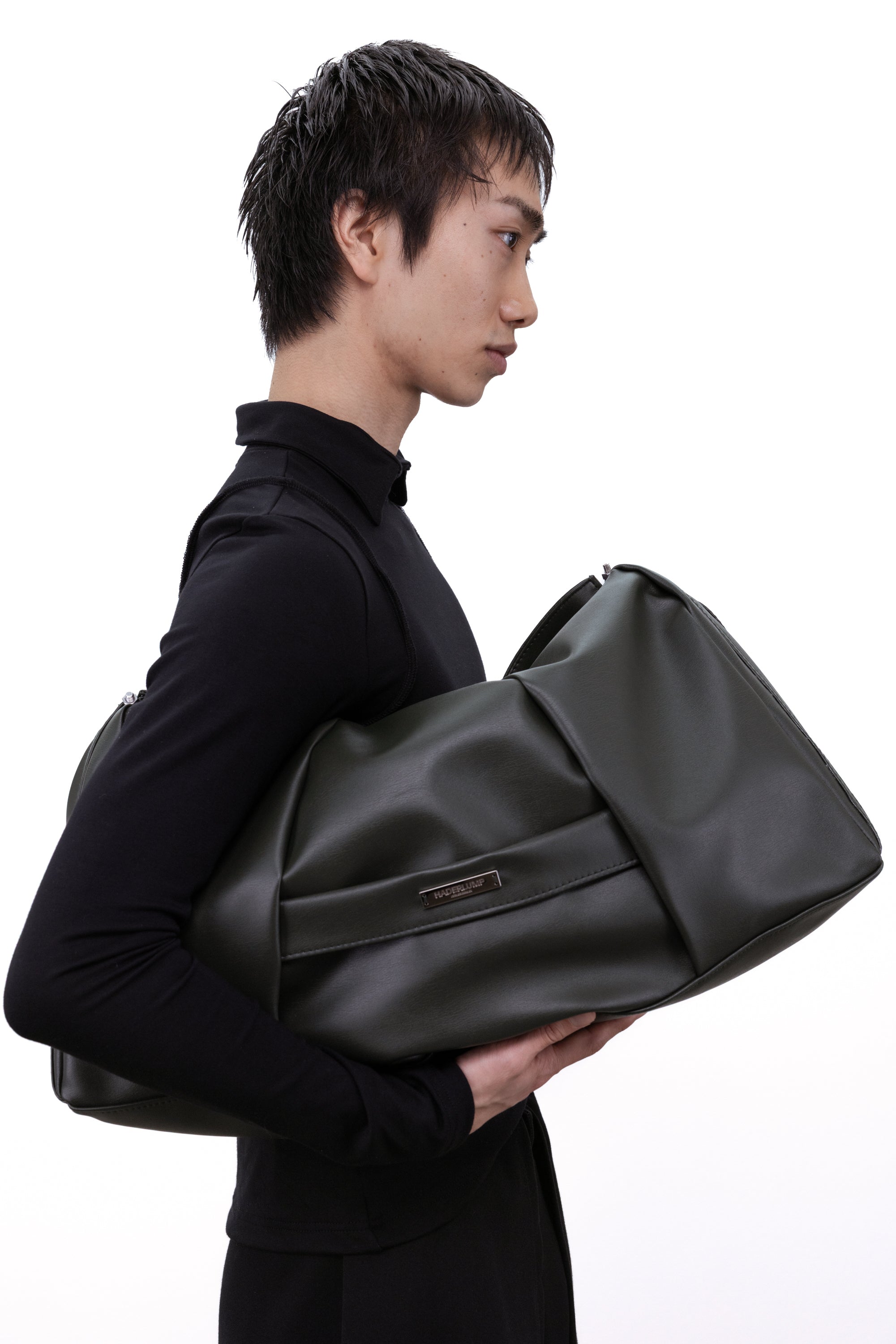 Large shoulder bag green