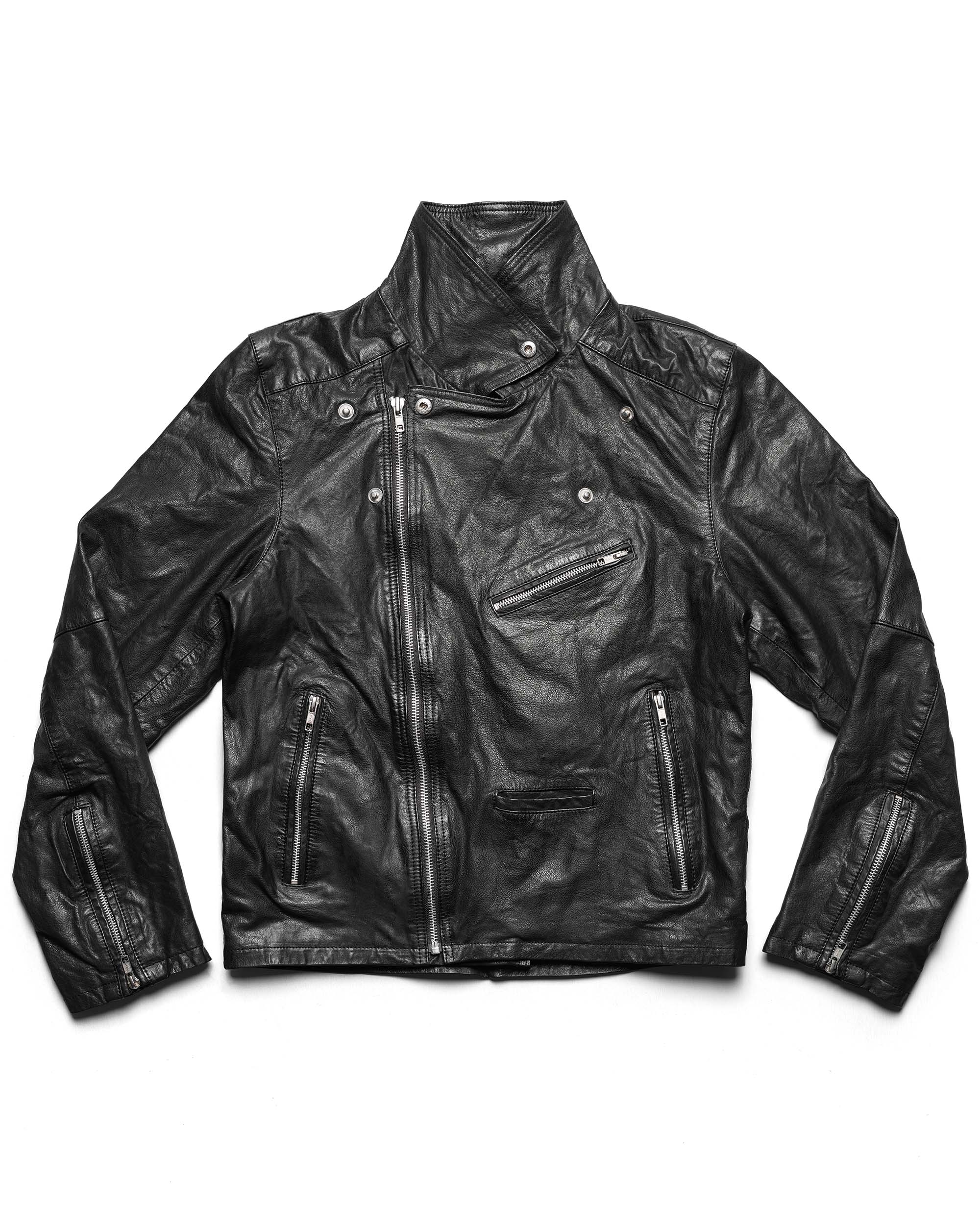 Biker leather jacket