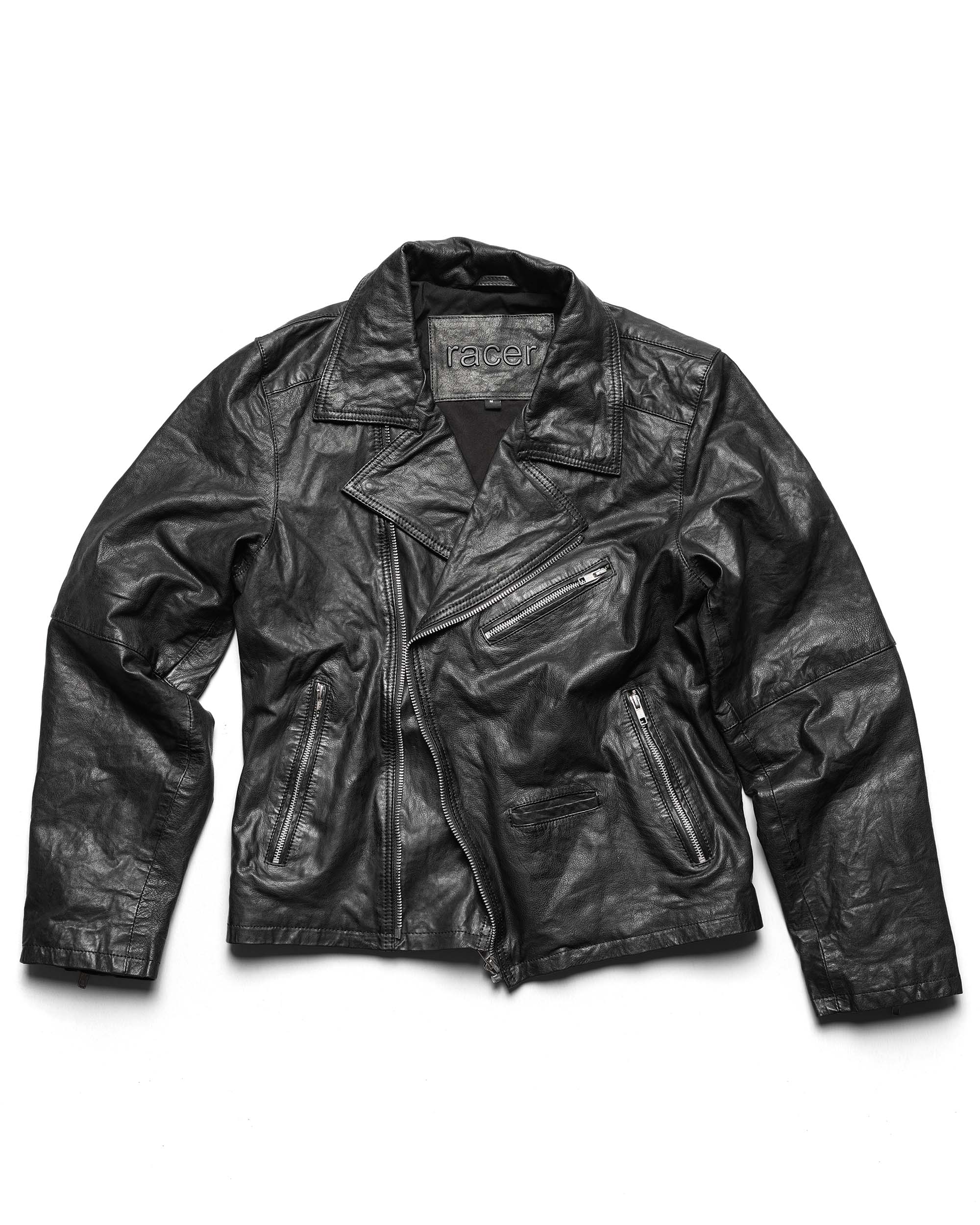 Biker leather jacket