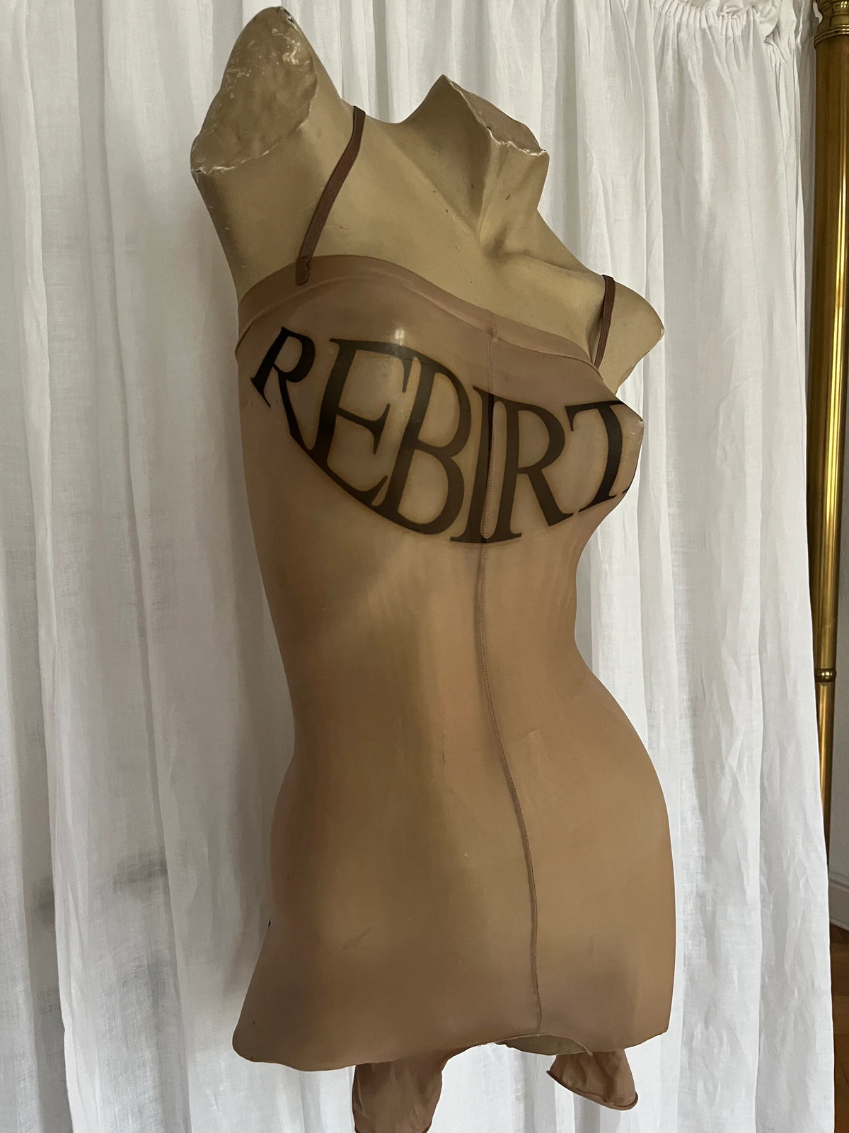 Re-birth short romper brown ex-myszka