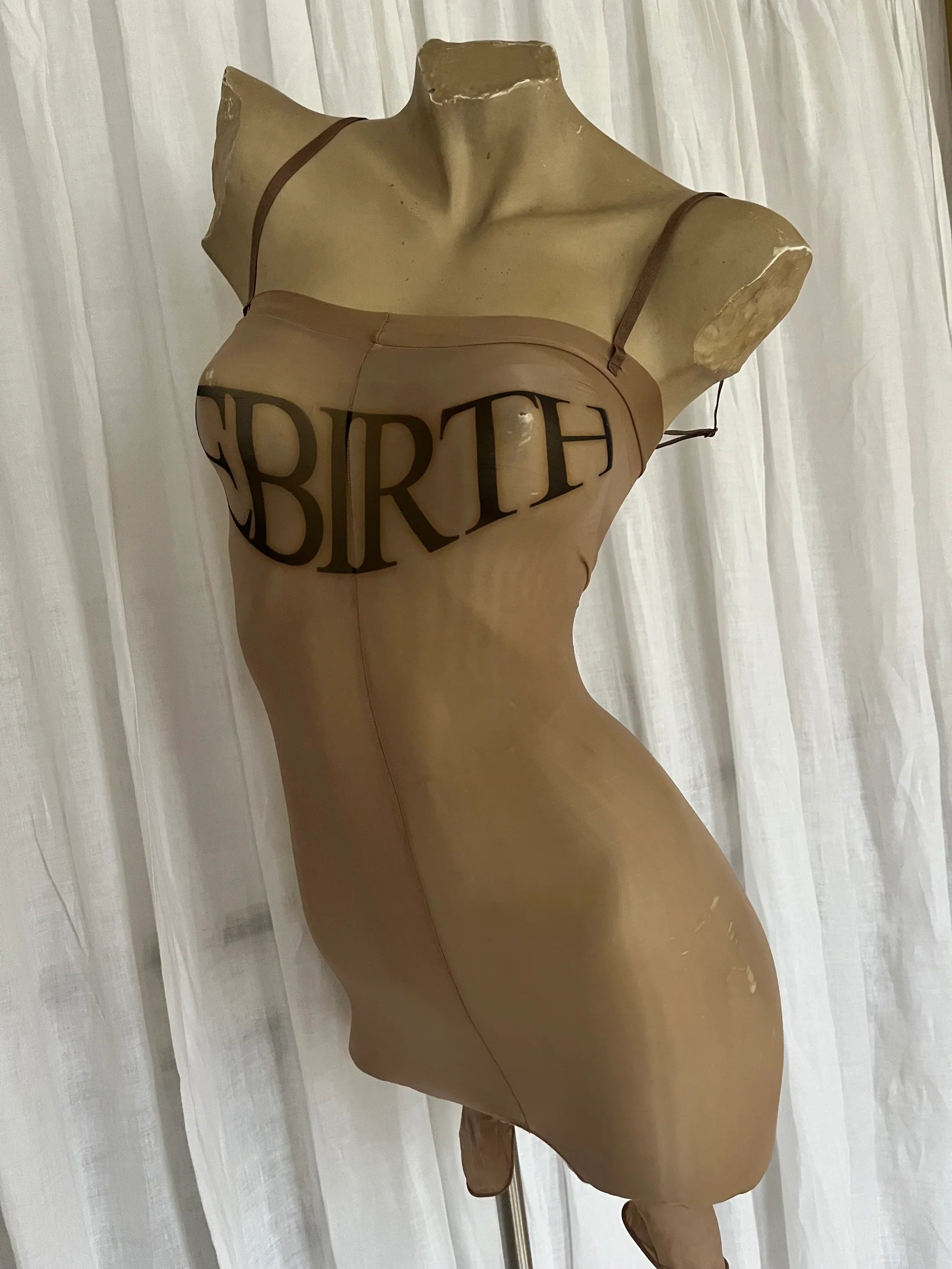 Re-birth short romper brown ex-myszka