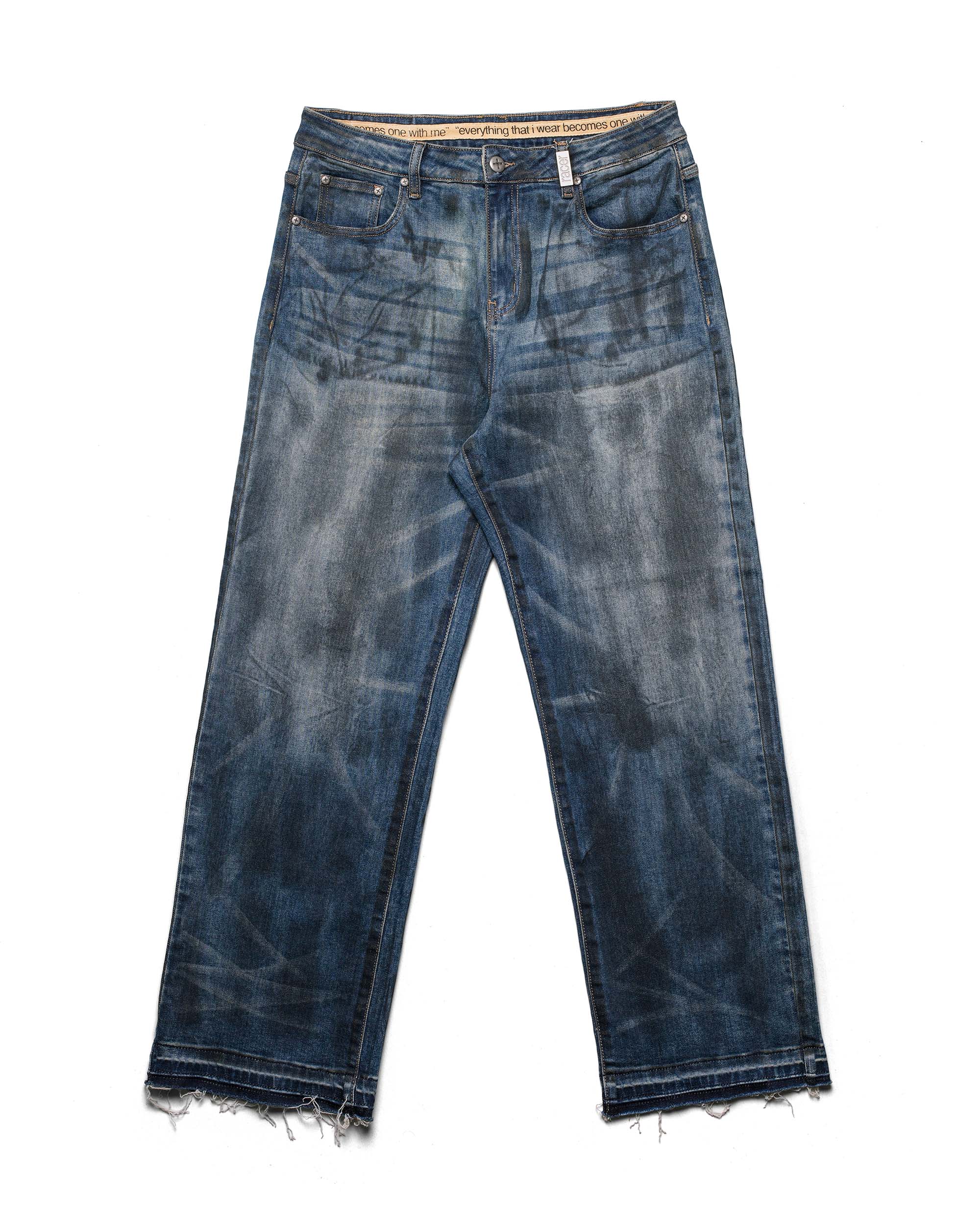 Overpainted denim