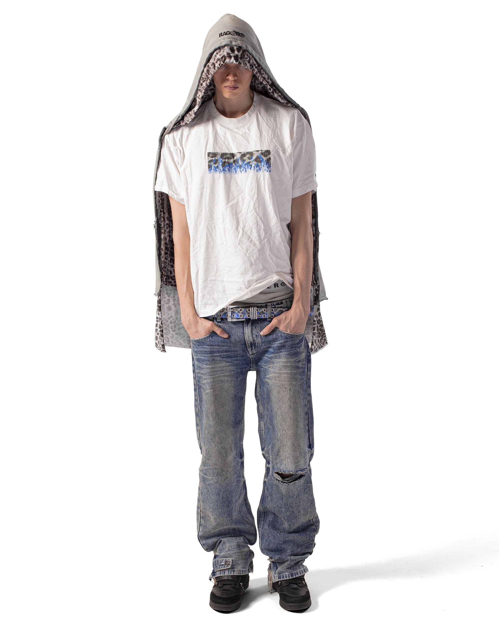 Leo boxnologo wrinkled tee