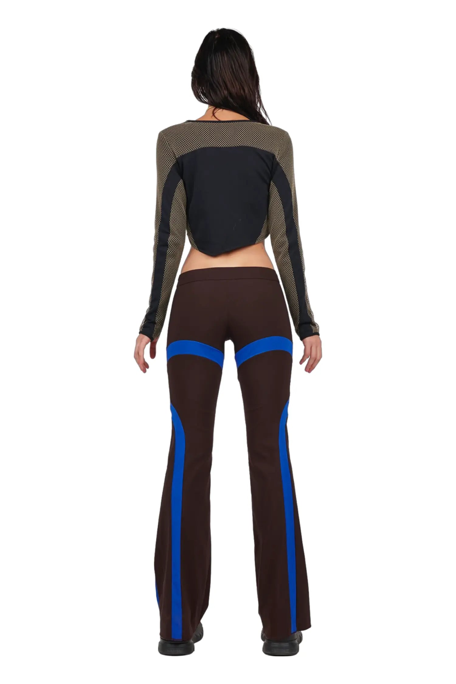 Spliced pant - blue