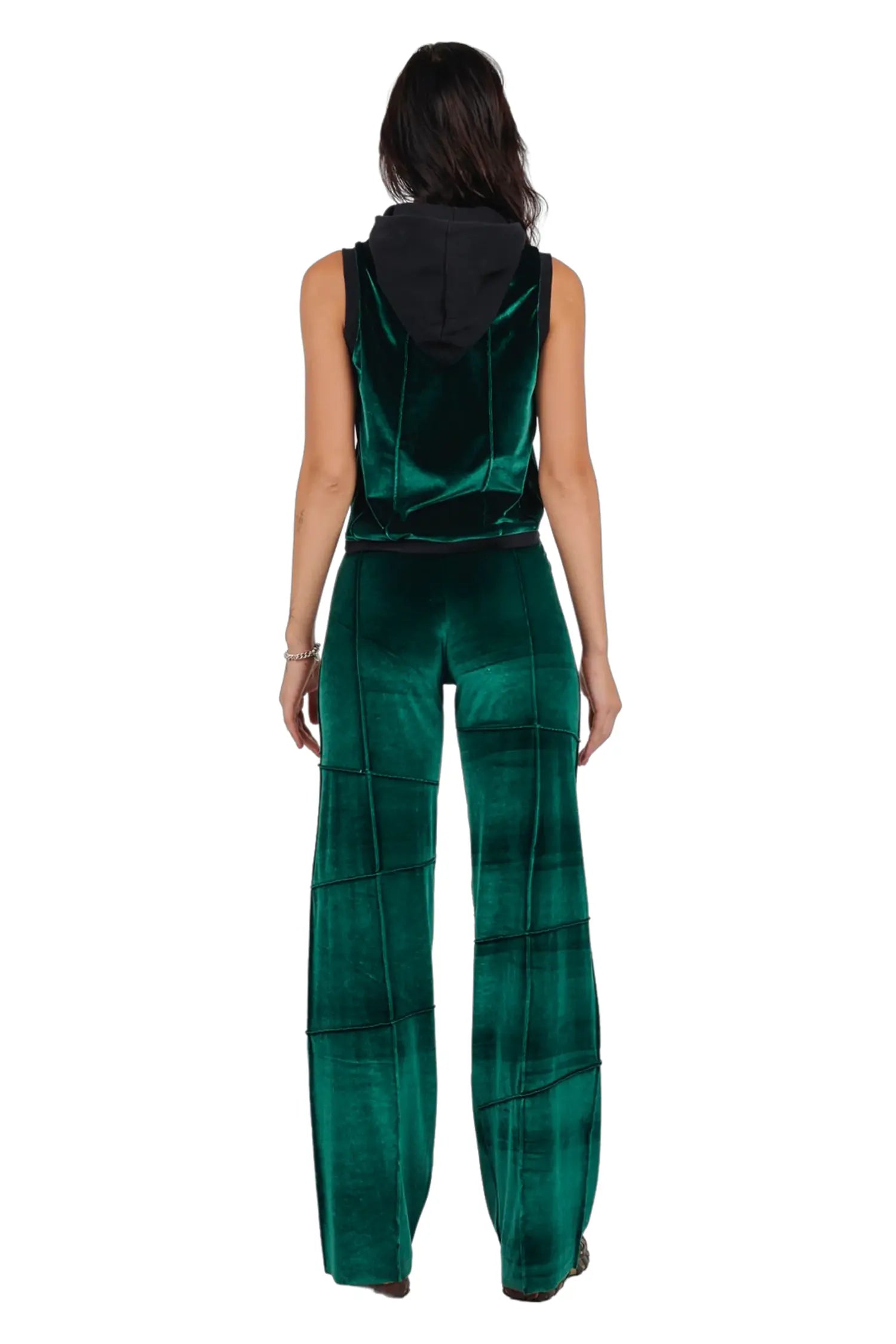 Spider pant - bottle green (straight)