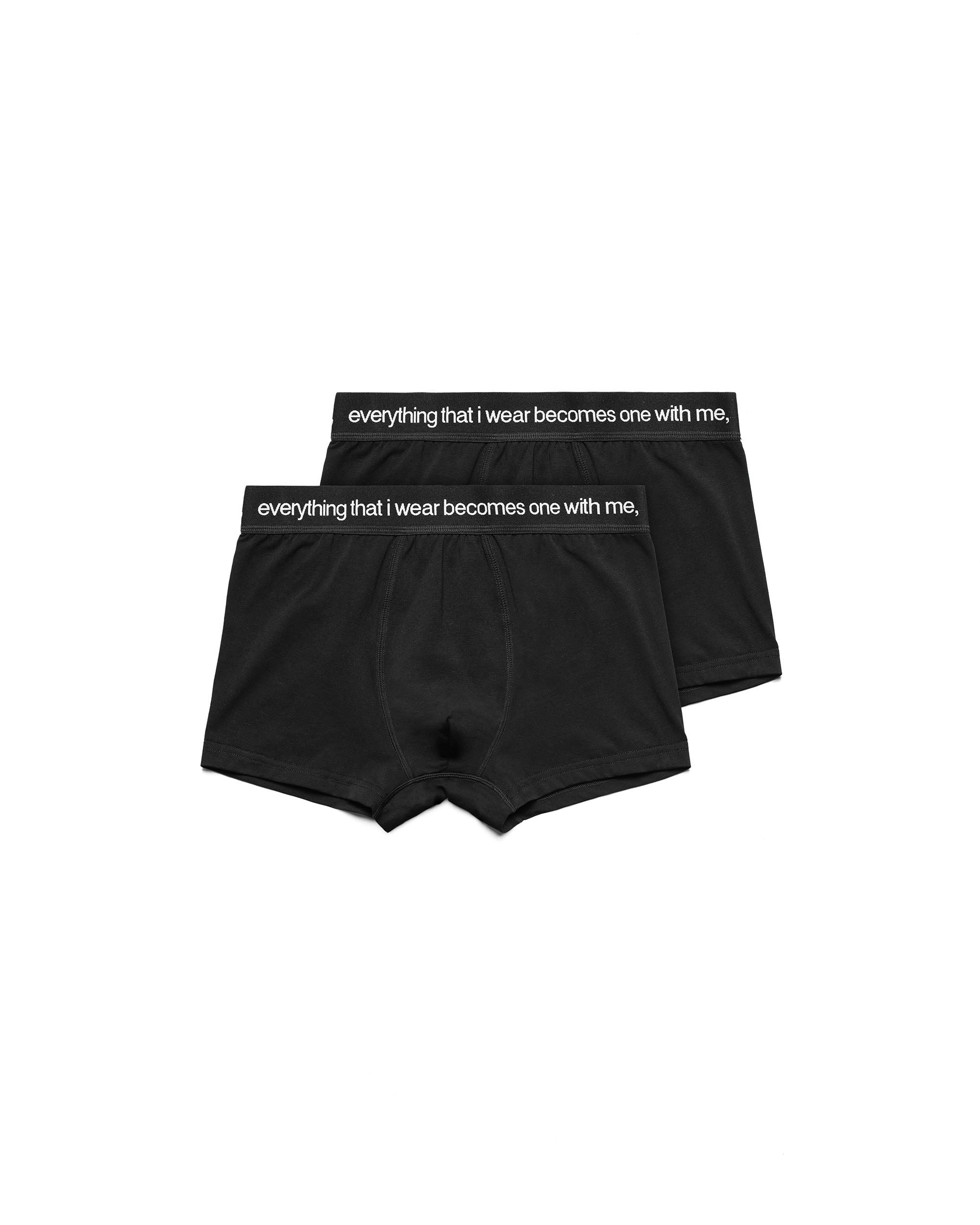 Black racer boxers 2 pack