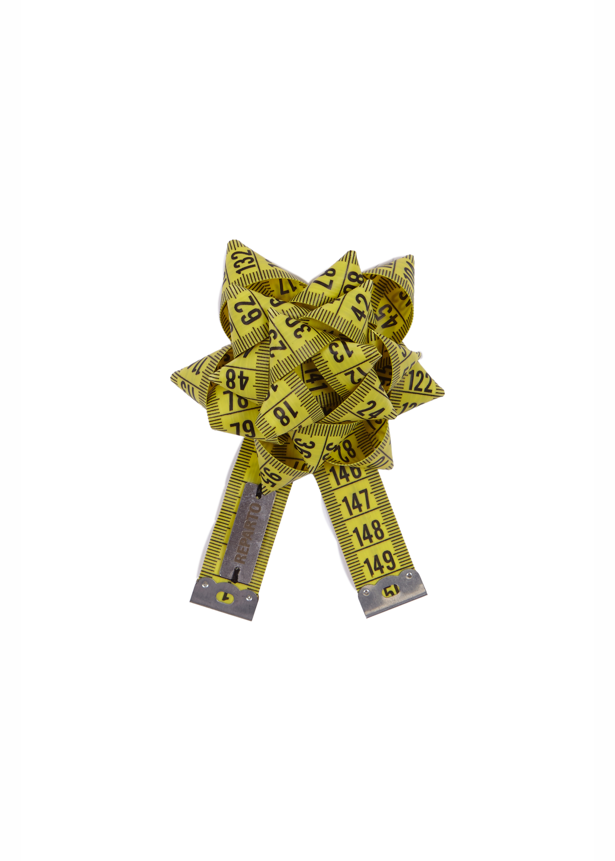 Cinta métrica hairclip amarillo