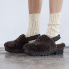 Shearling mules