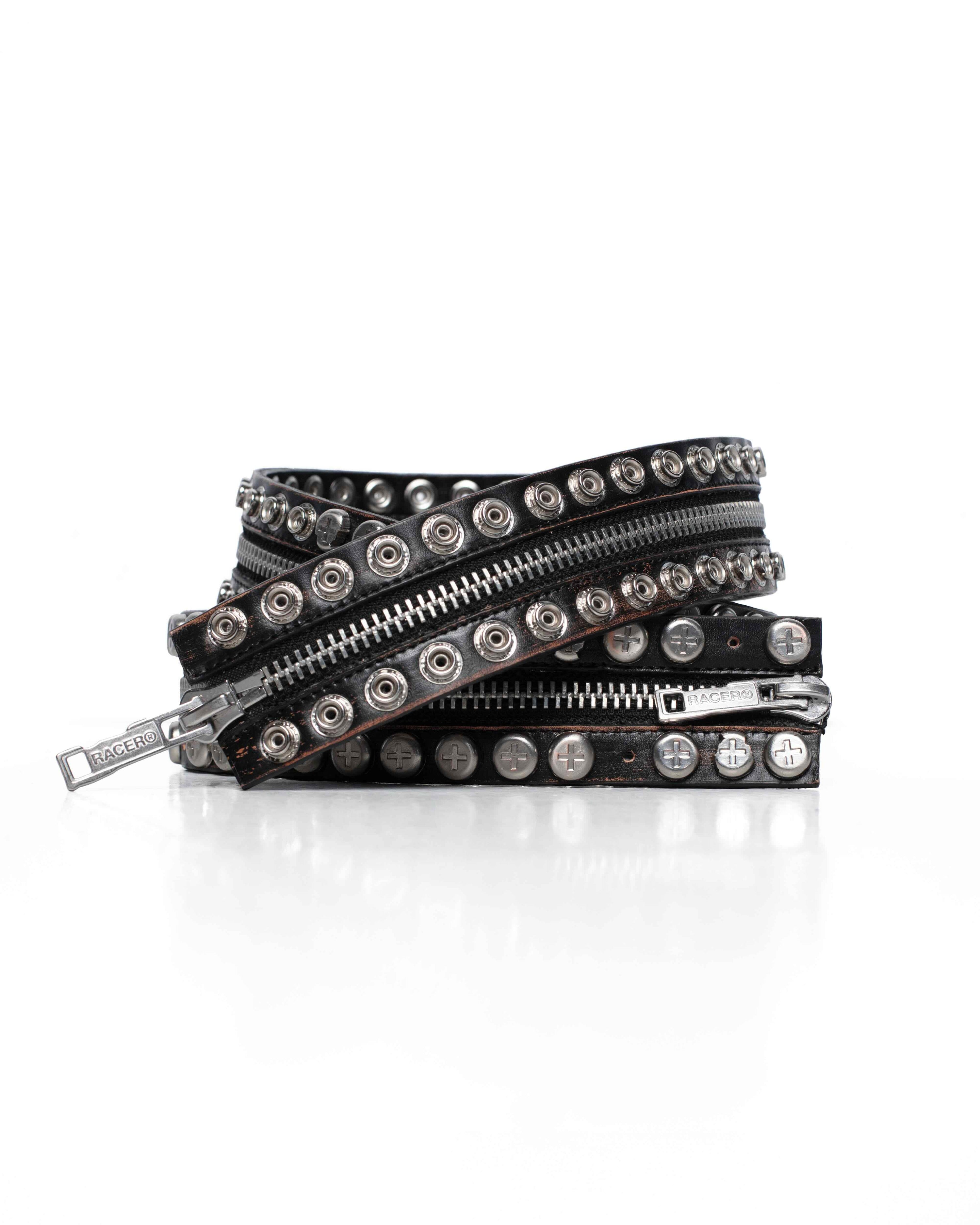 Split button belt
