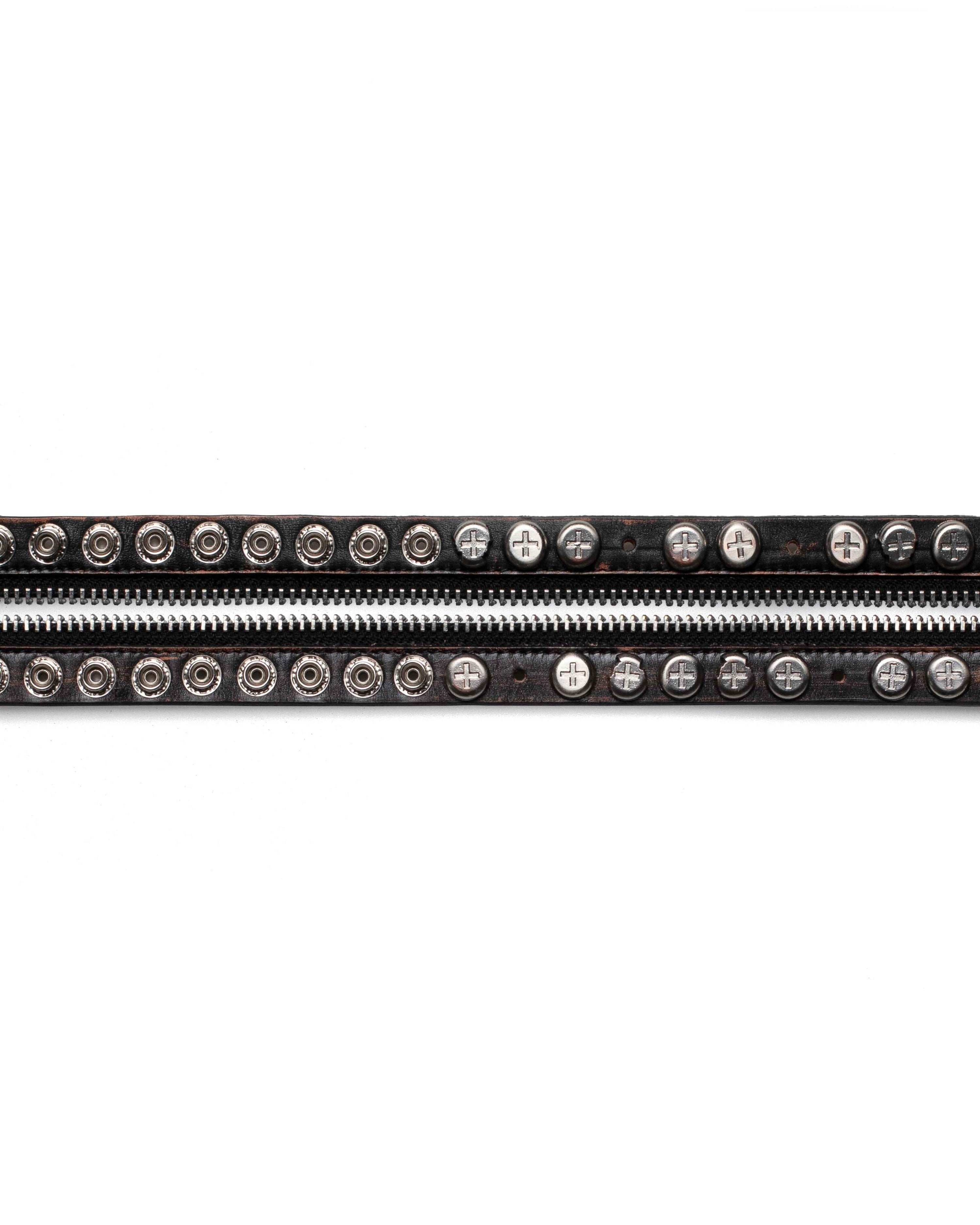 Split button belt