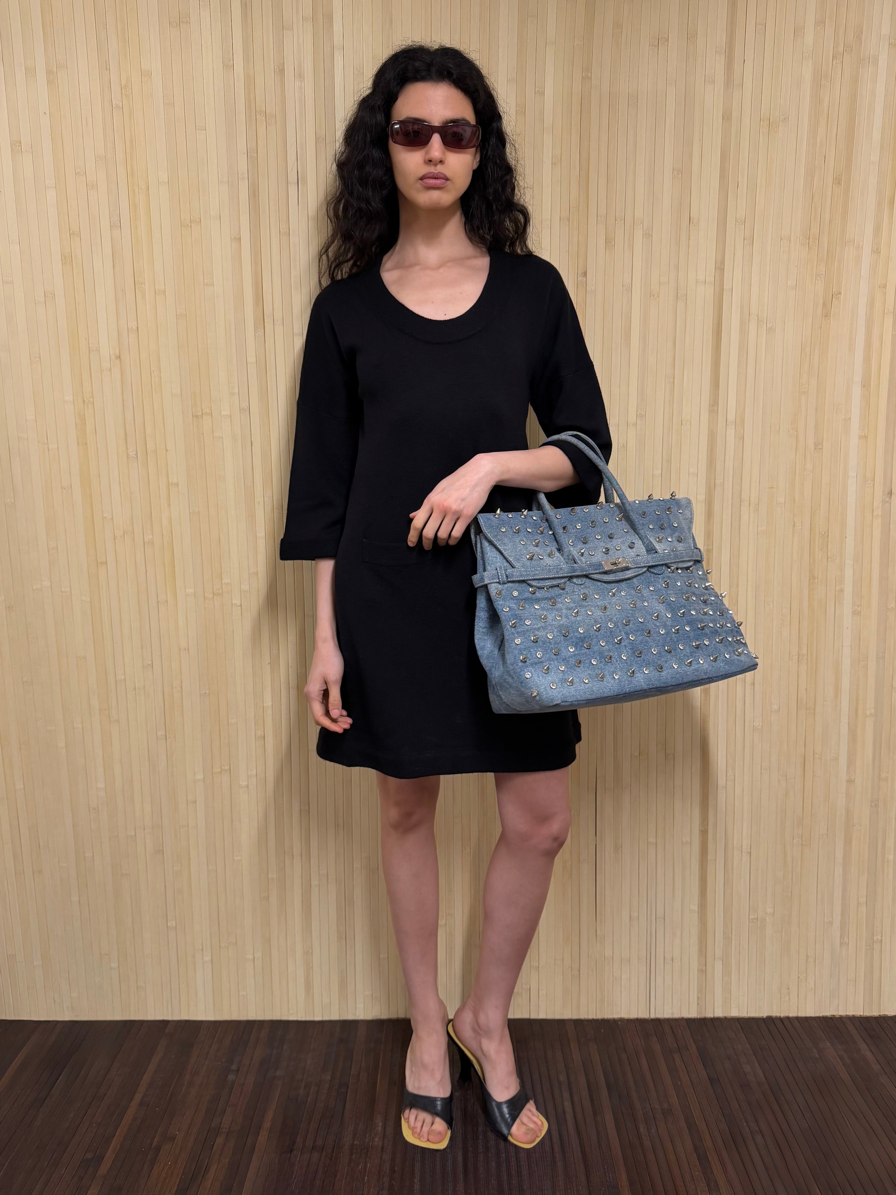 Knit mini dress