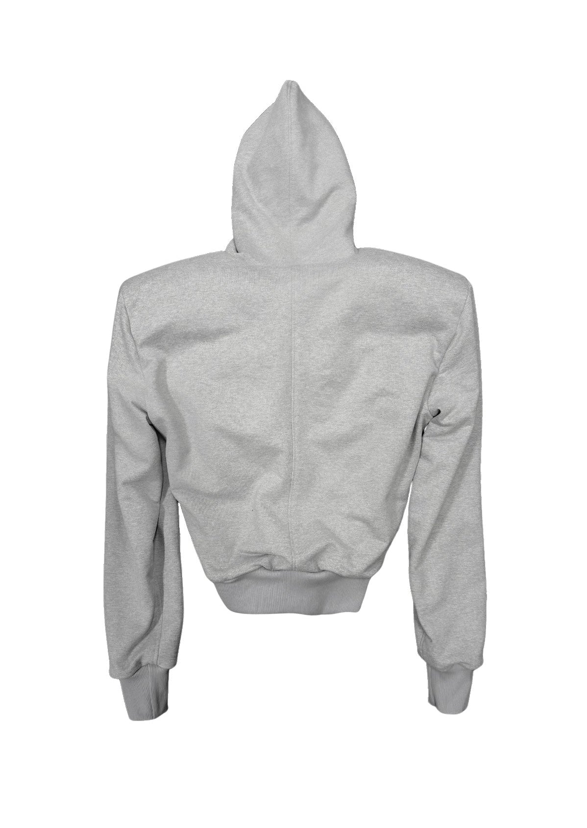 Double faced zip hoodie