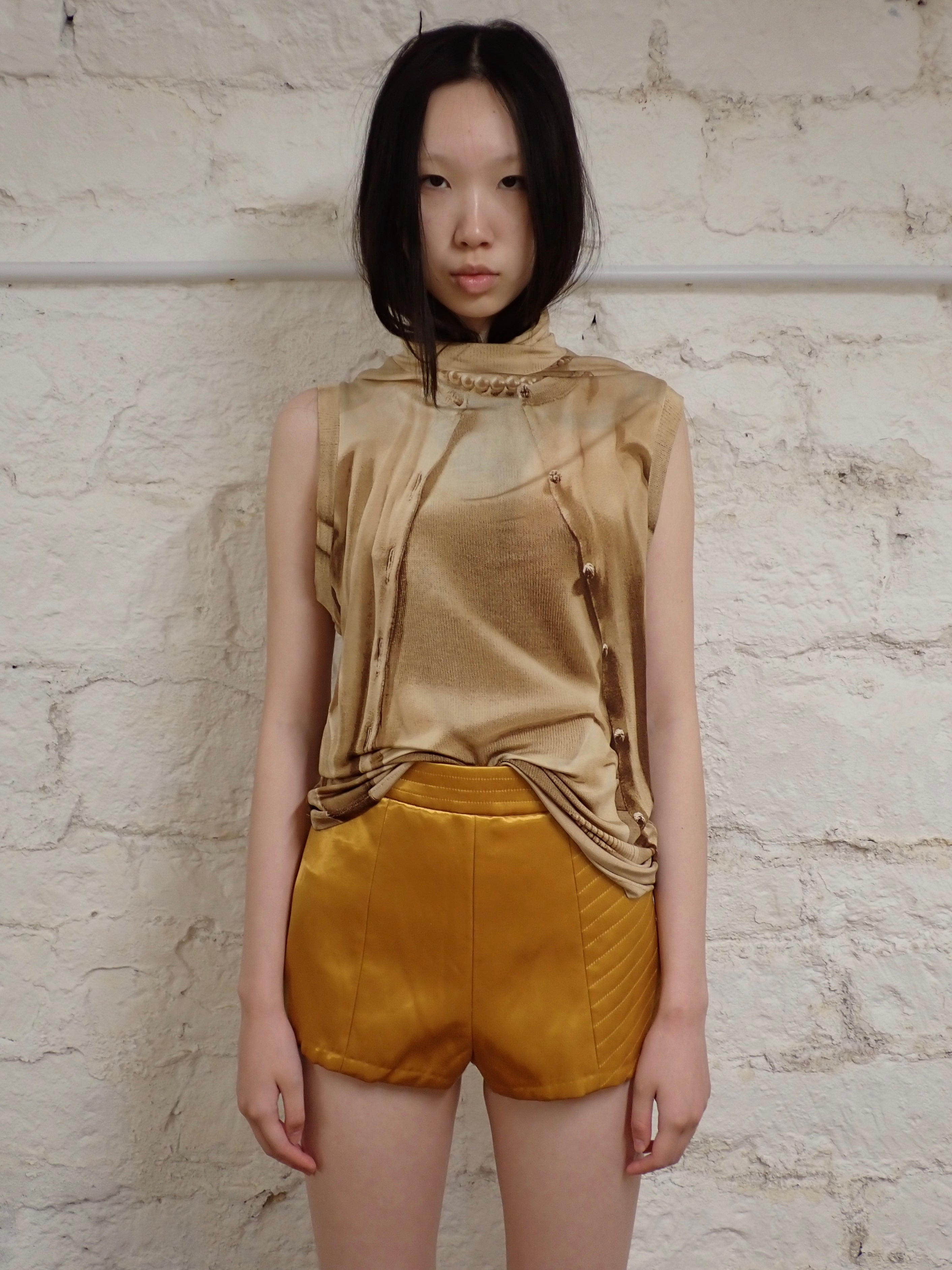 Dries van noten satin shorts