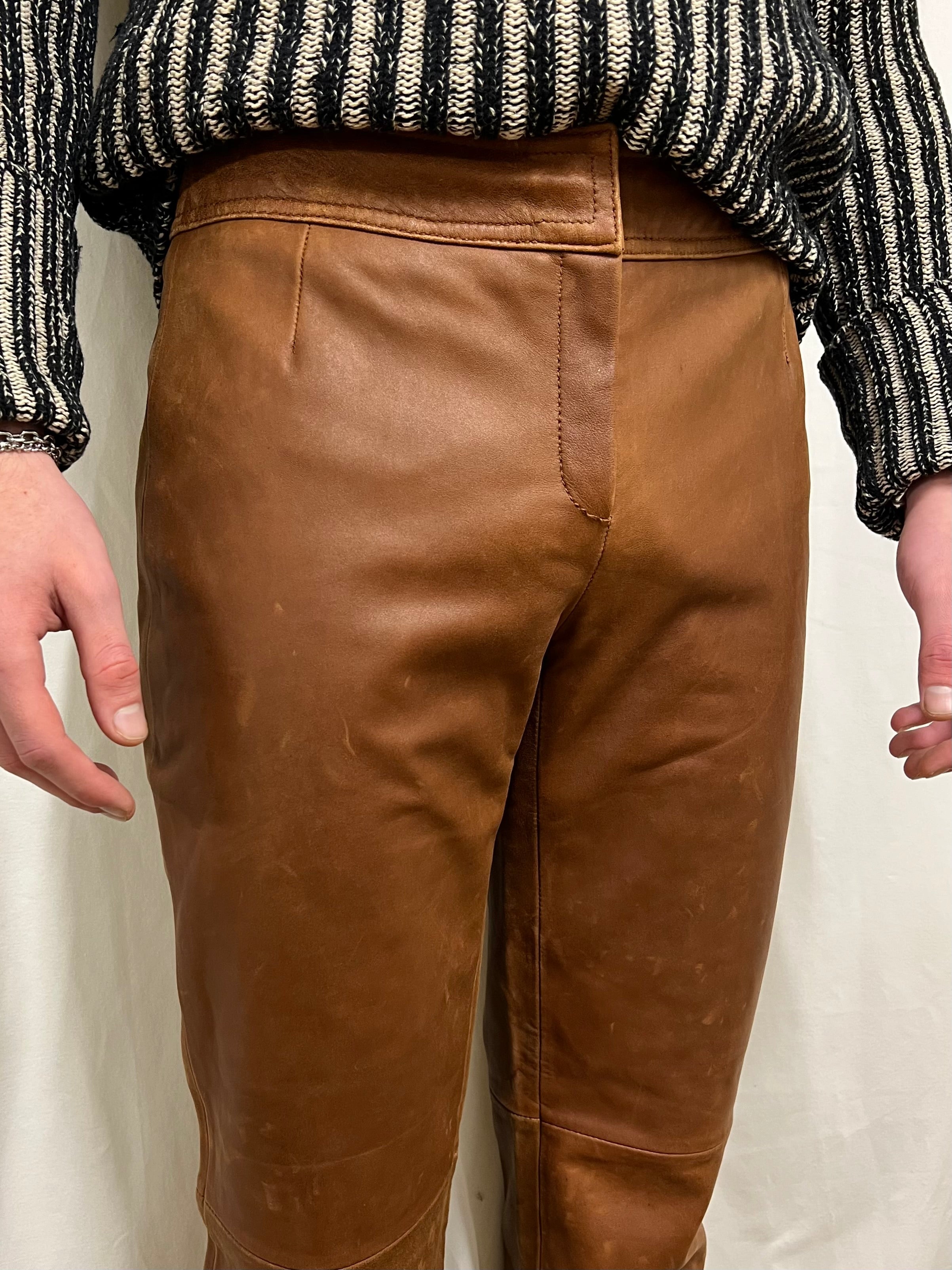 Leather trousers