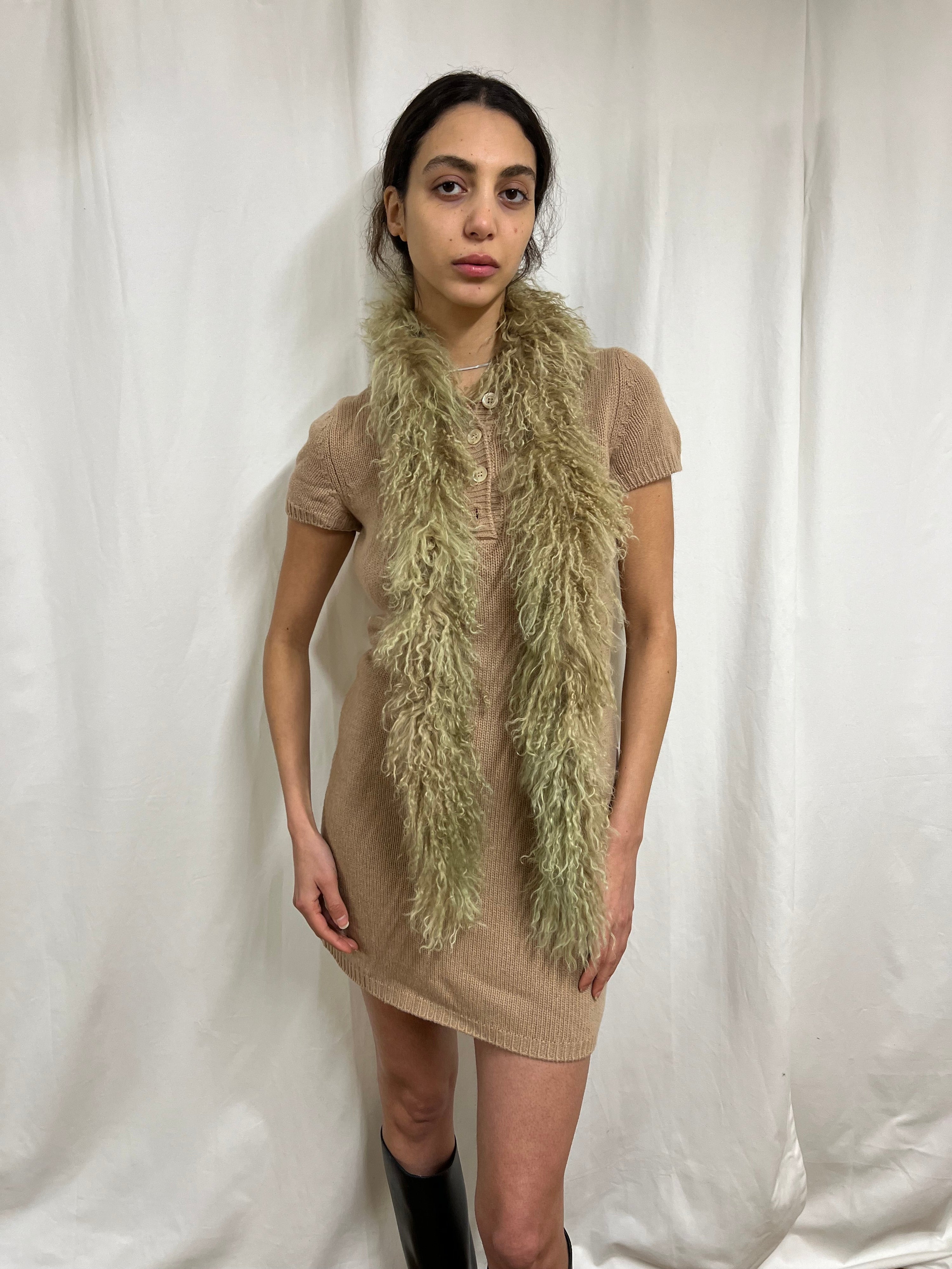 Afghan fur neck