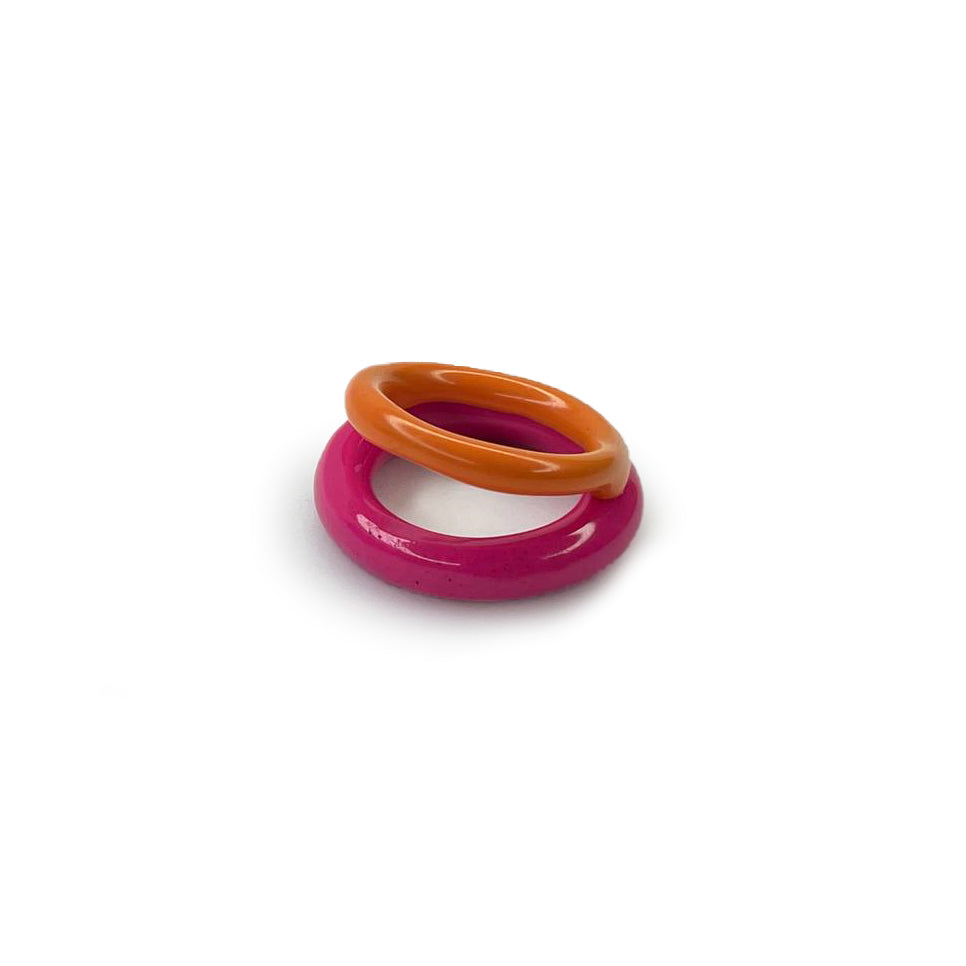 Charlotte ring double color