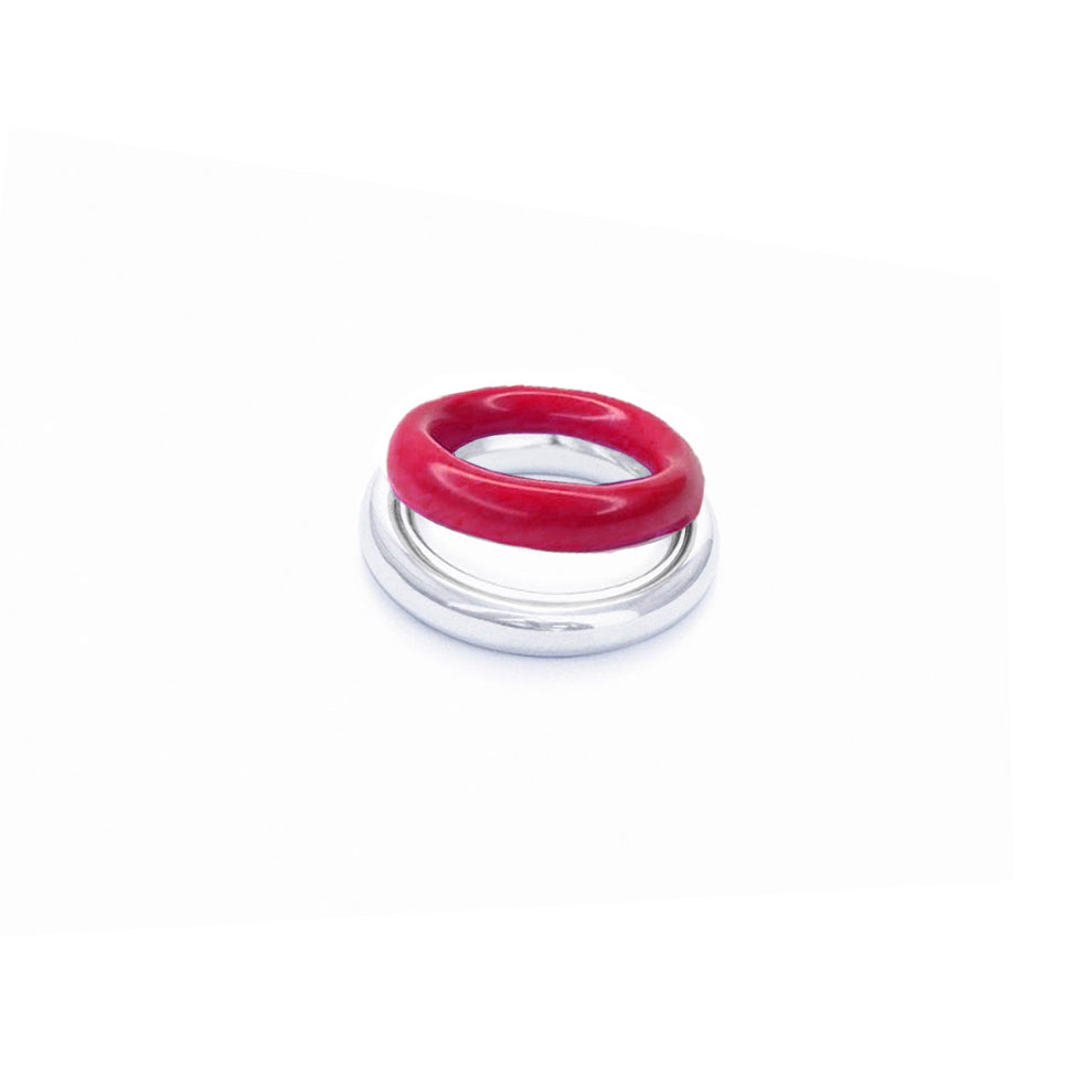 Charlotte color ring silver